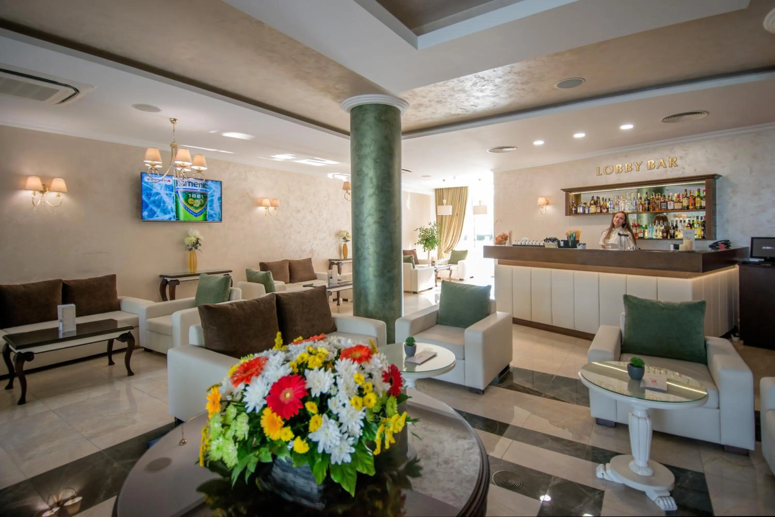 Lobby or reception in Hotel Miramar Sozopol
