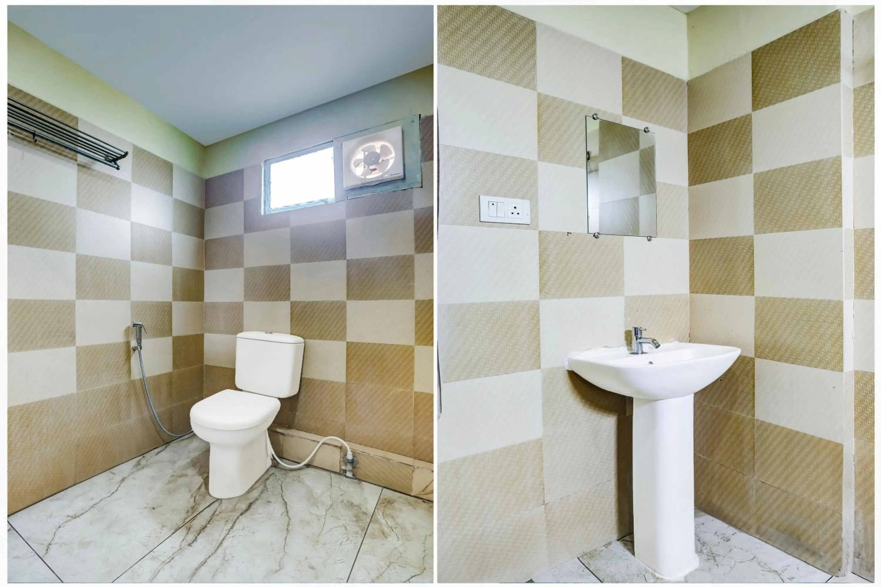 Bathroom in Super Collection O Nellore Subbareddy Government Hospital Formerly Hotel Rama Royal