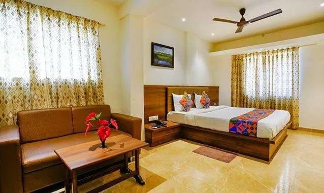 Bed in Hotel Chaitanya Executive