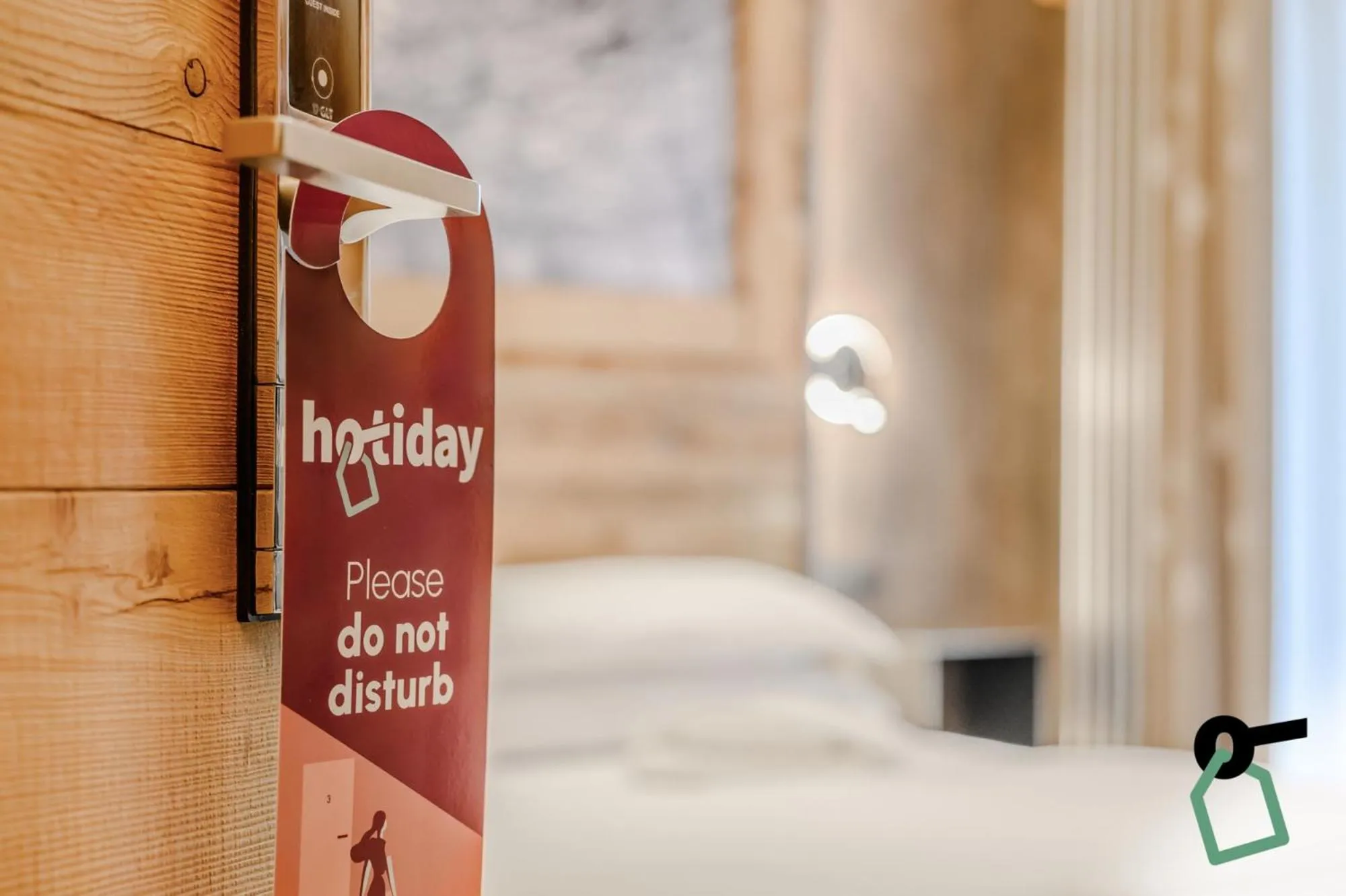 Logo/Certificate/Sign, Bed in Hotiday Sauze Centro
