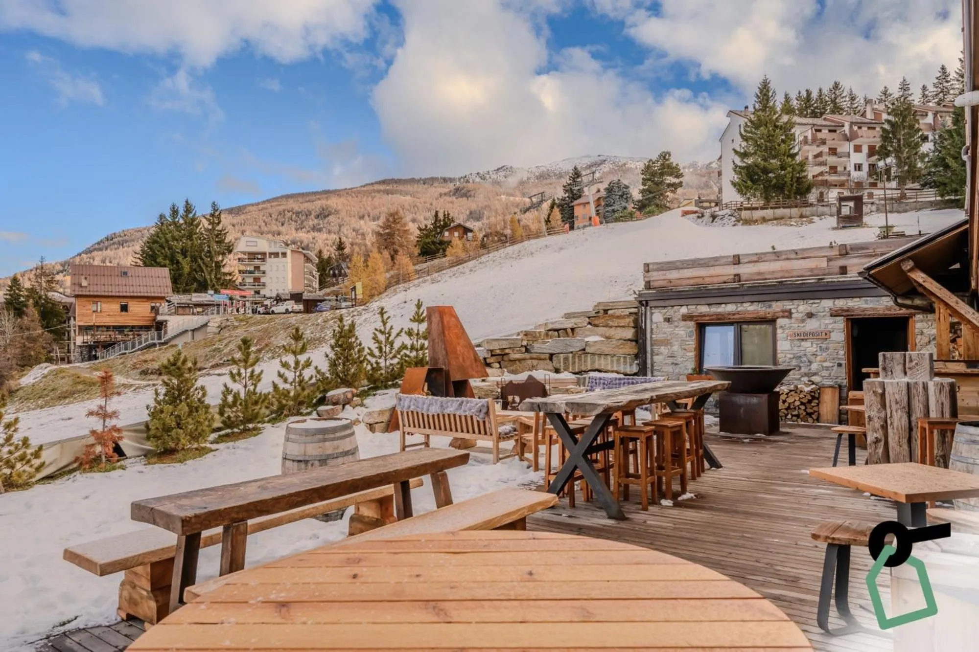 Mountain view in Hotiday Sauze Centro