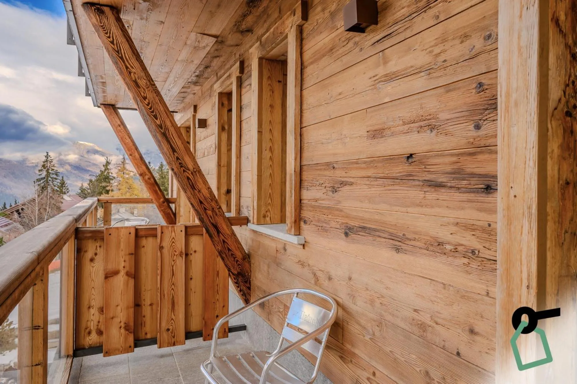 Balcony/Terrace in Hotiday Sauze Centro