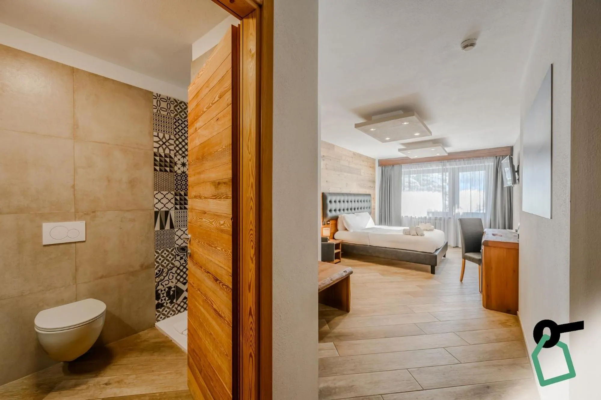 Photo of the whole room, Bed in Hotiday Sestriere Ski Run