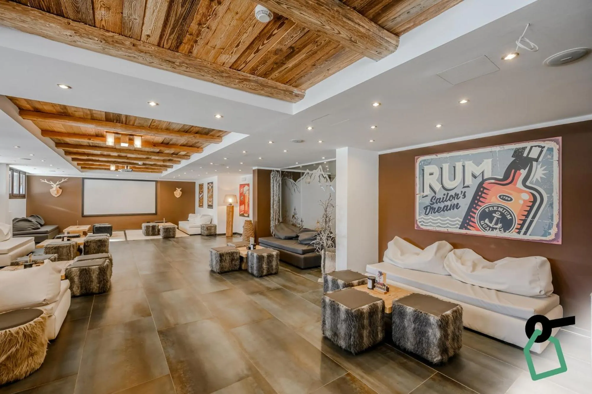 Lobby or reception in Hotiday Sestriere Ski Run