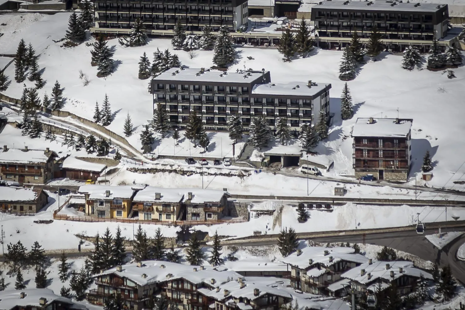 Property building in Hotiday Sestriere Ski Run