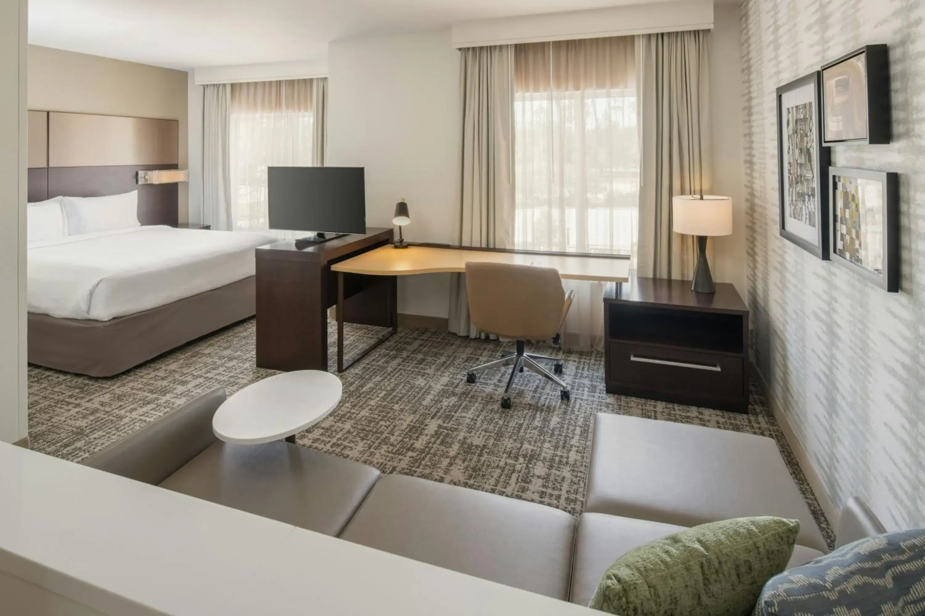 King Studio with Sofa Bed - Hearing Accessible in Residence Inn by Marriott Houston City Place King Studio with Sofa Bed - Hearing Accessible in Residence Inn by Marriott Houston City Place
