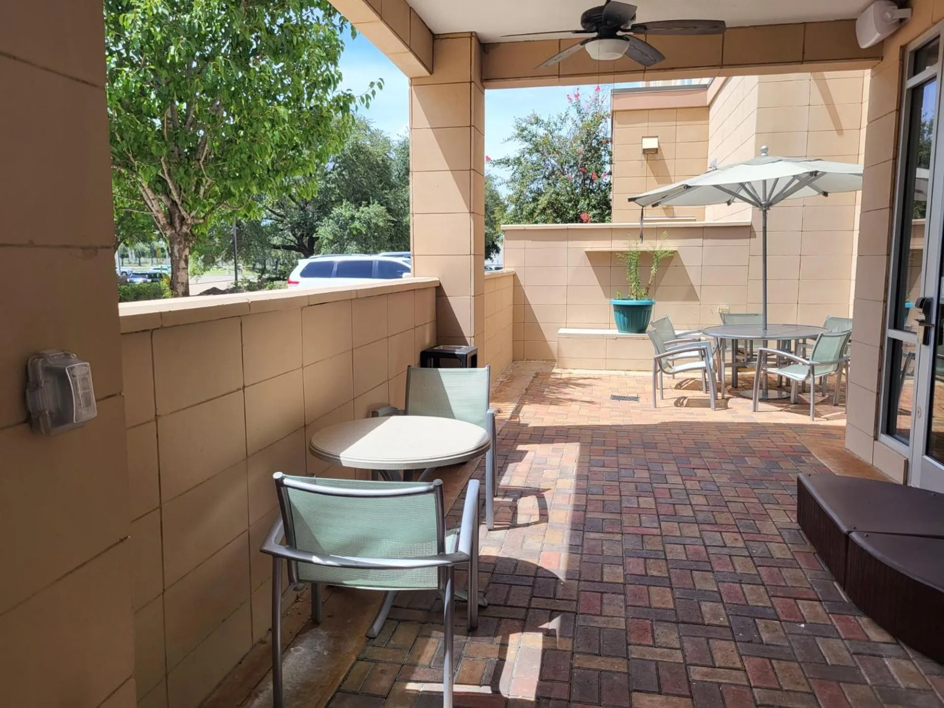 Patio in SpringHill Suites by Marriott Houston Westchase