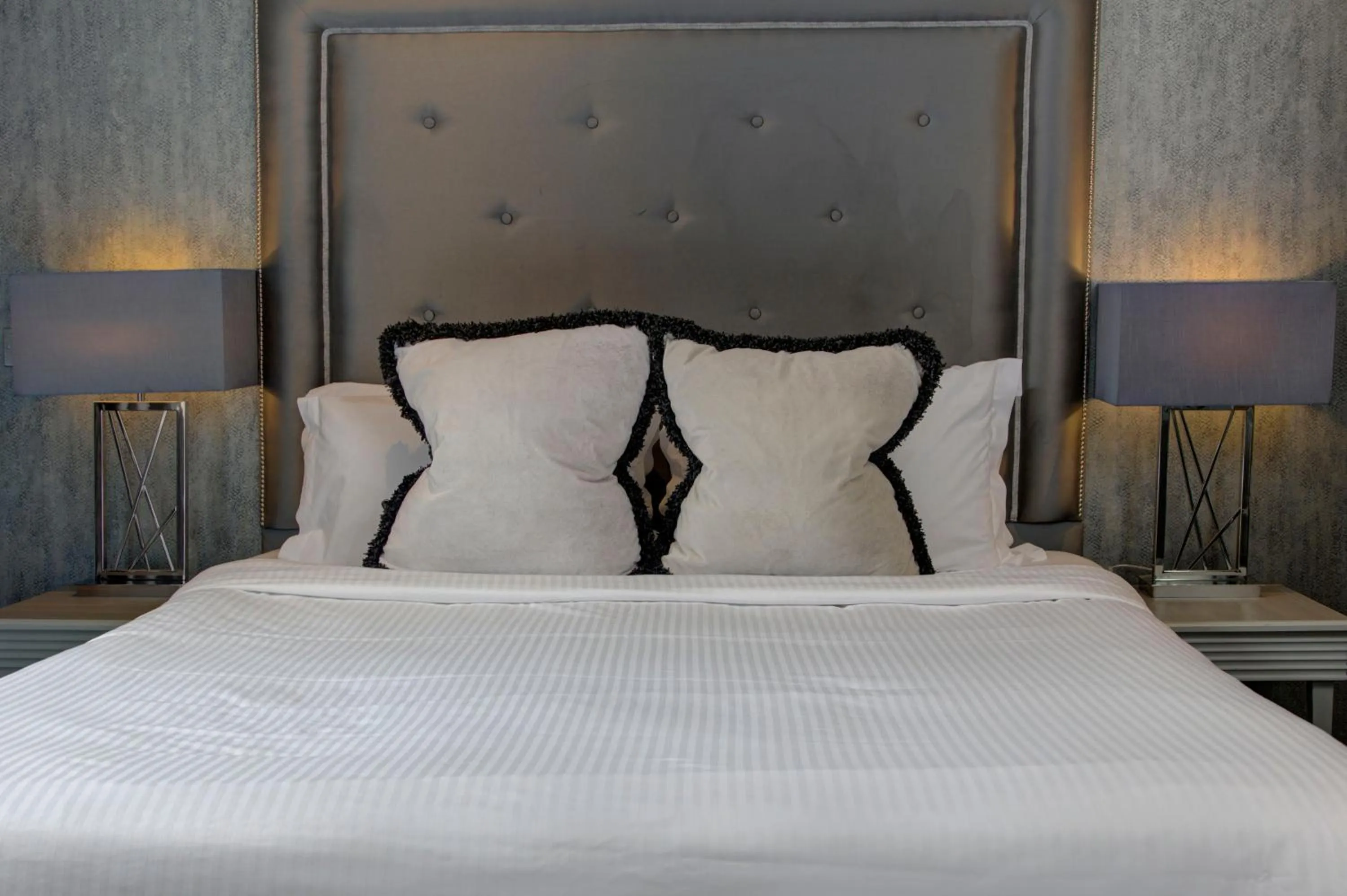 Bed in The Eccleston Hotel; BW Signature Collection