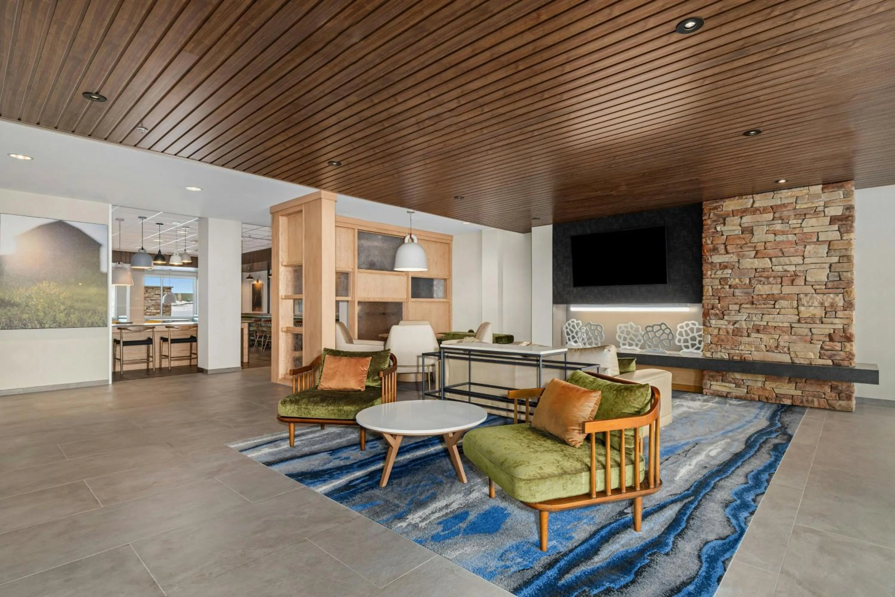 Lobby or reception in Fairfield Inn & Suites Dixon