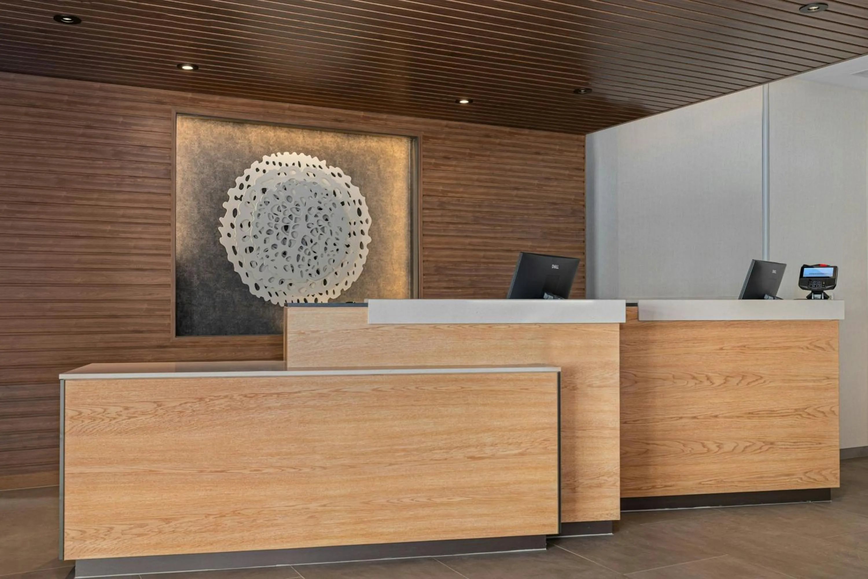 Lobby or reception in Fairfield Inn & Suites Dixon