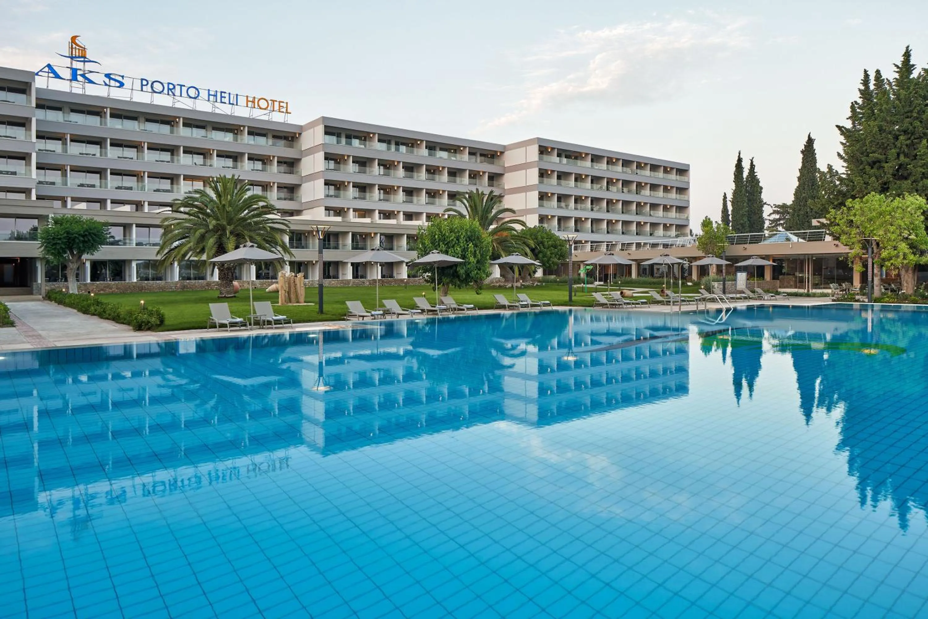 Property building in AKS Porto Heli Hotel