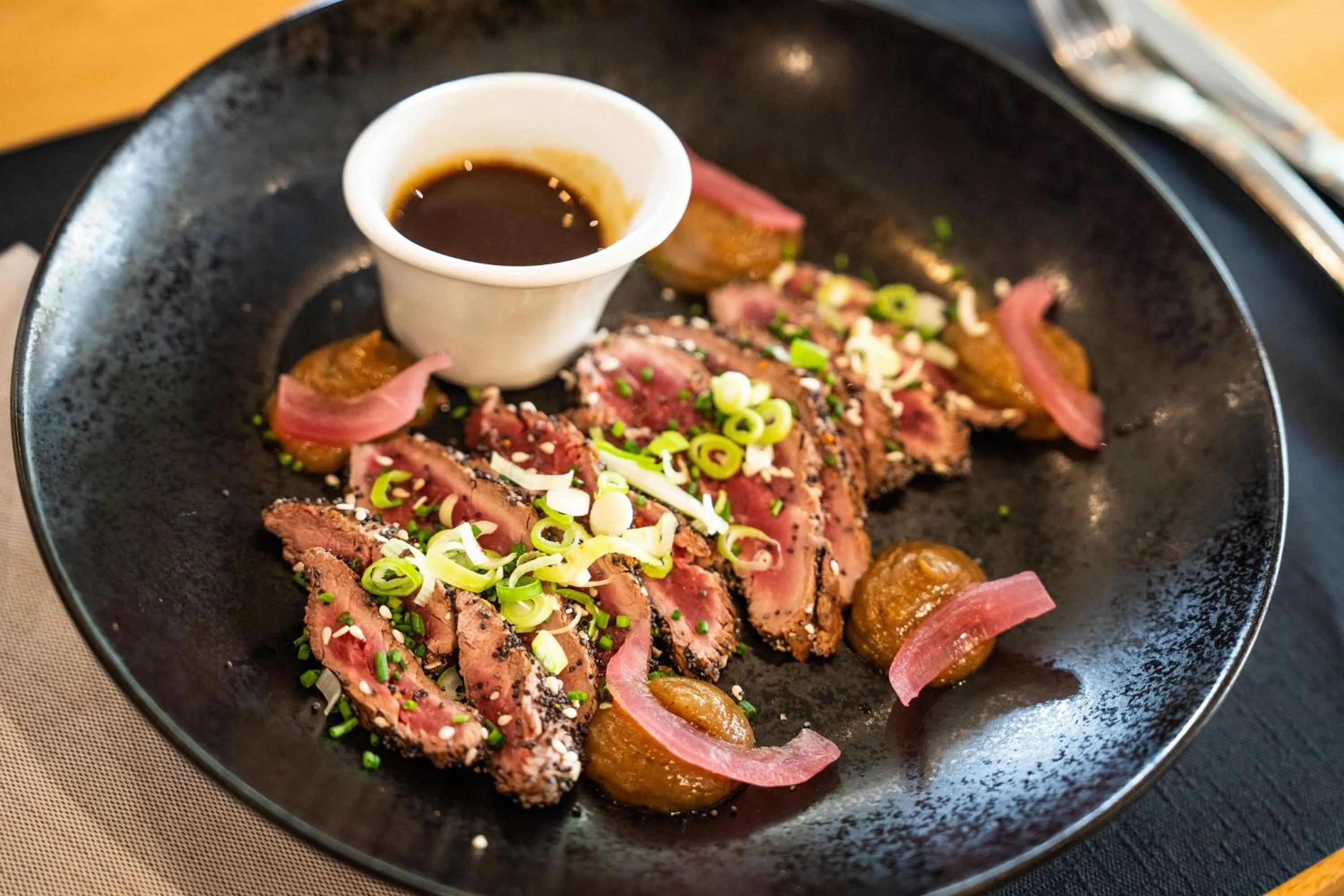 Food in Logis Hôtels Gnàc é Pause