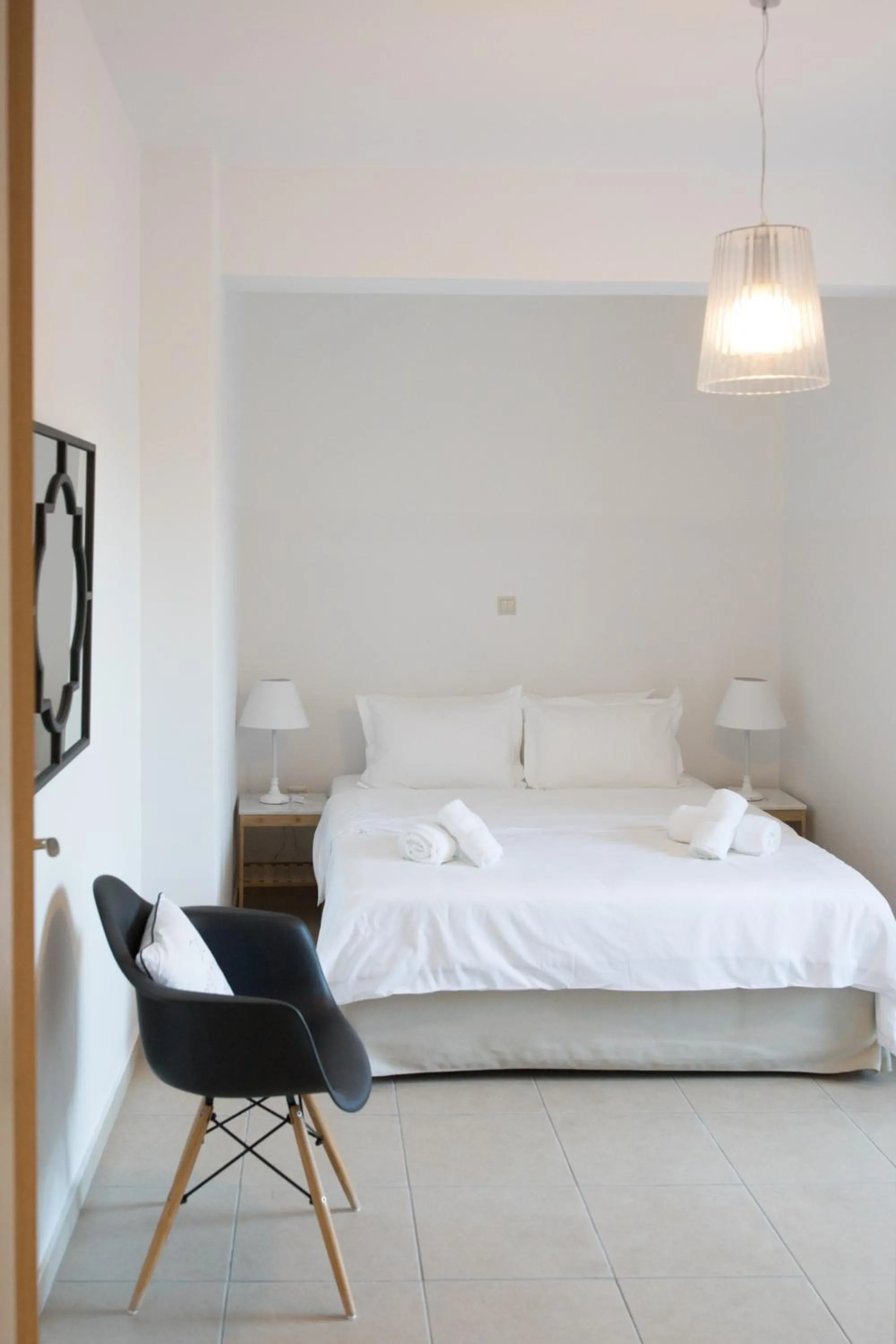 Bed in Niovi Boutique Apartments