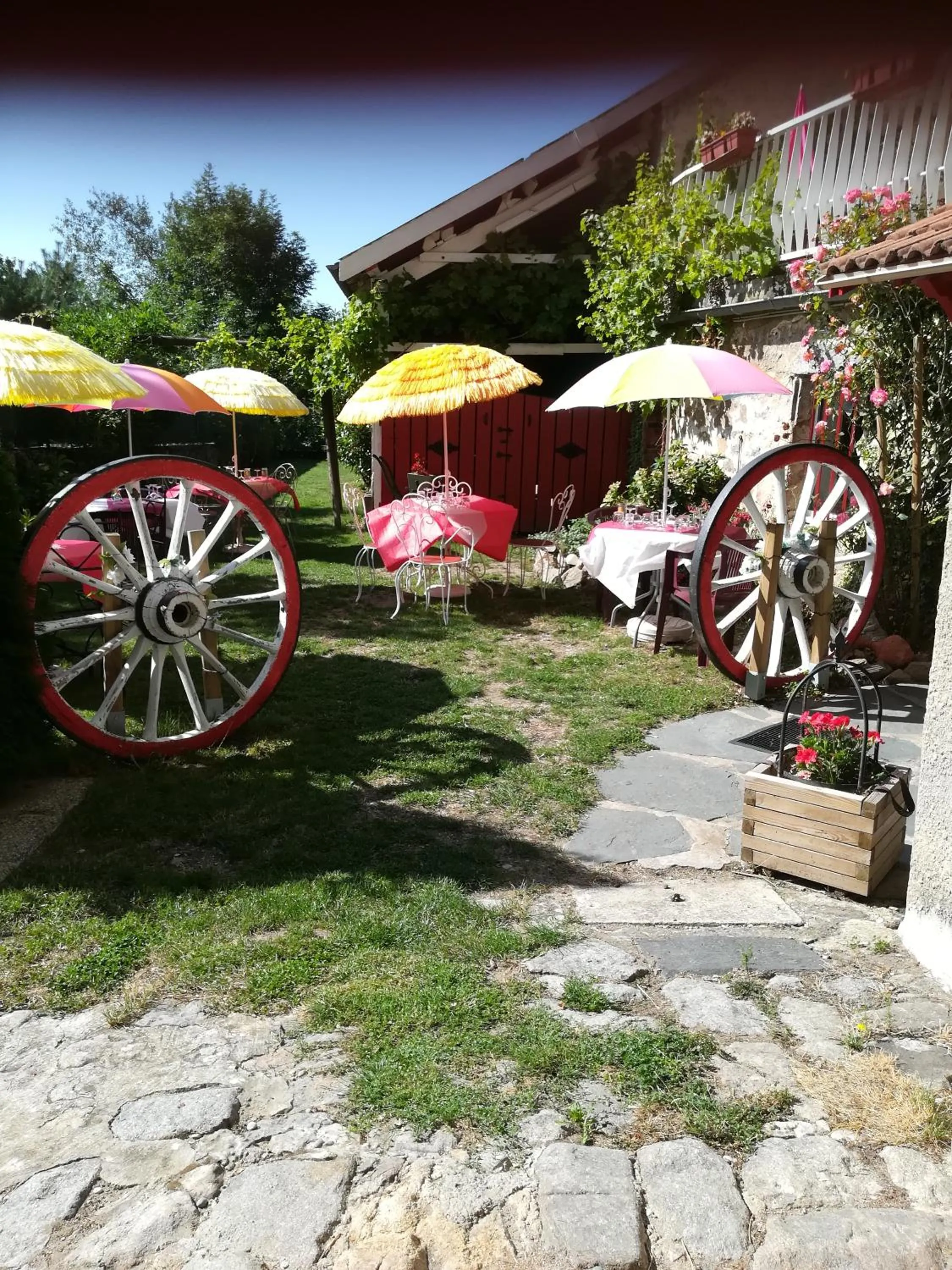 Patio in Le Relais De Rochepaule