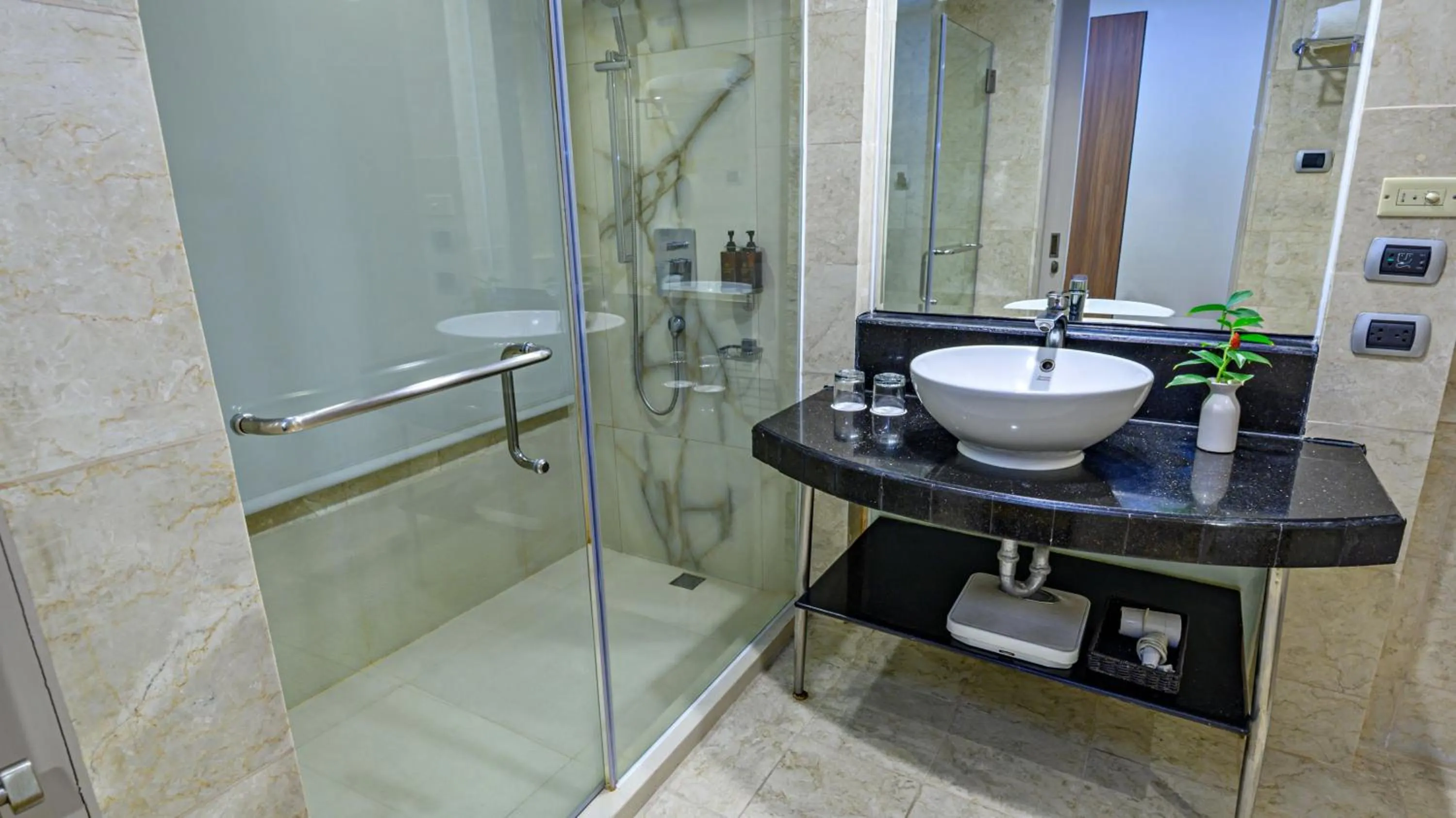 Shower in Business & Leisure Stay in Eastwood City