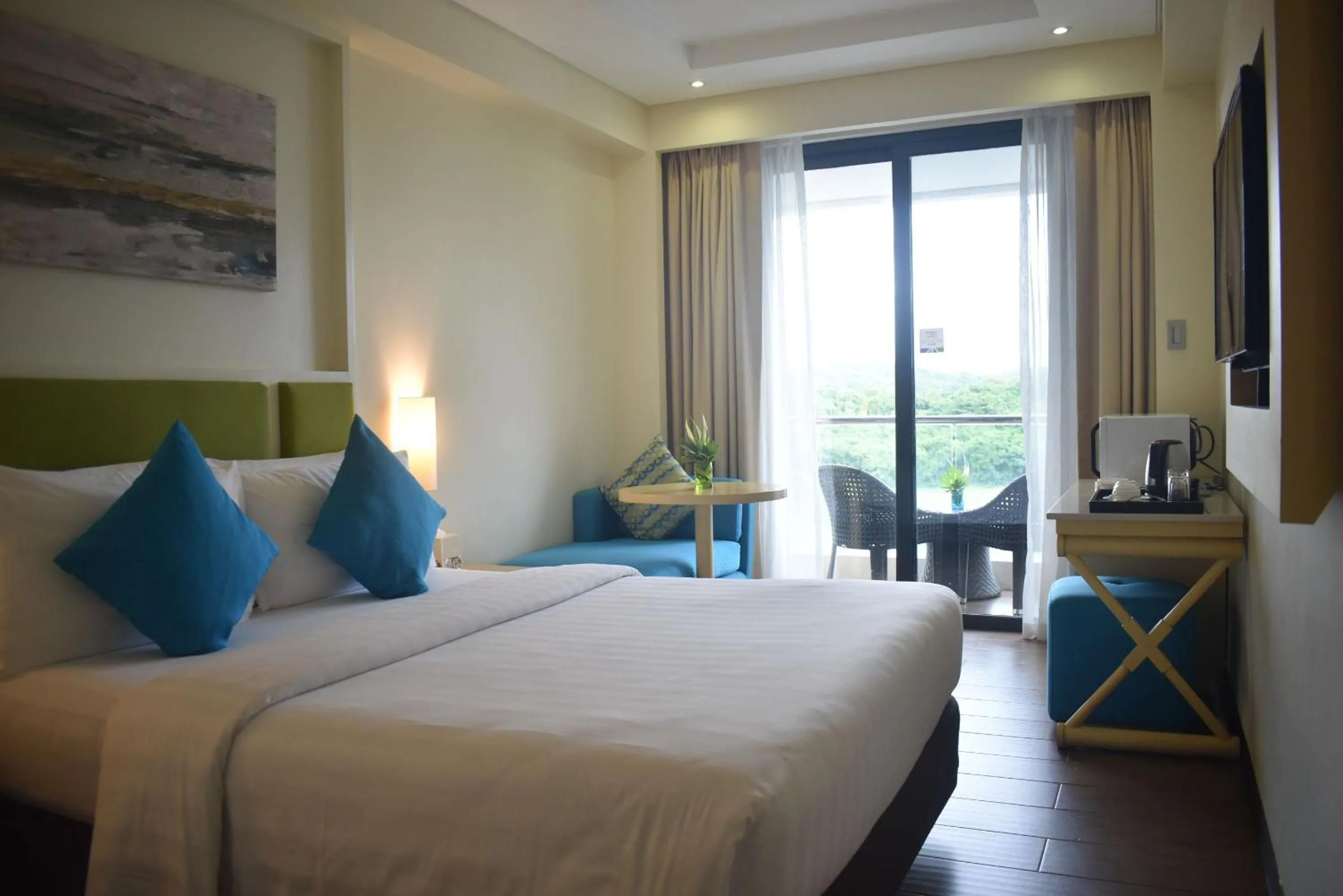 Bed in Poolside Escape Near Boracay's Iconic Keyhole