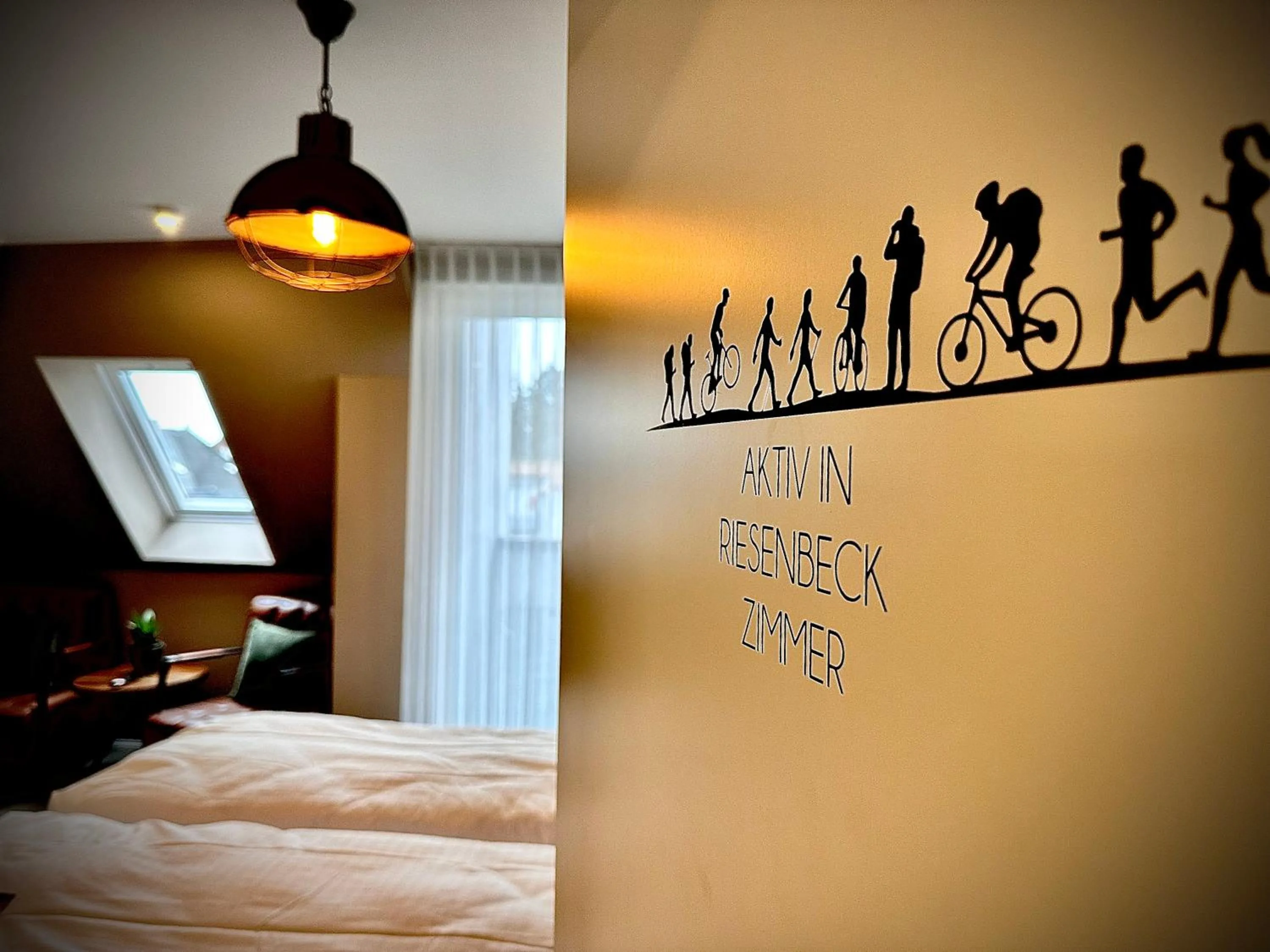 Photo of the whole room, Bed in Privathotel Riesenbeck