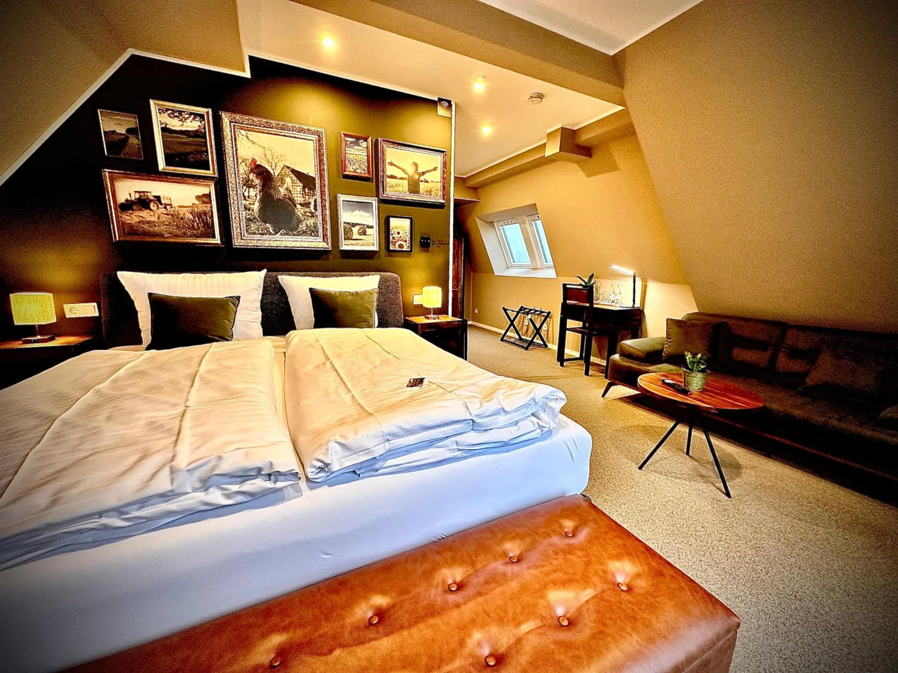 Photo of the whole room, Bed in Privathotel Riesenbeck