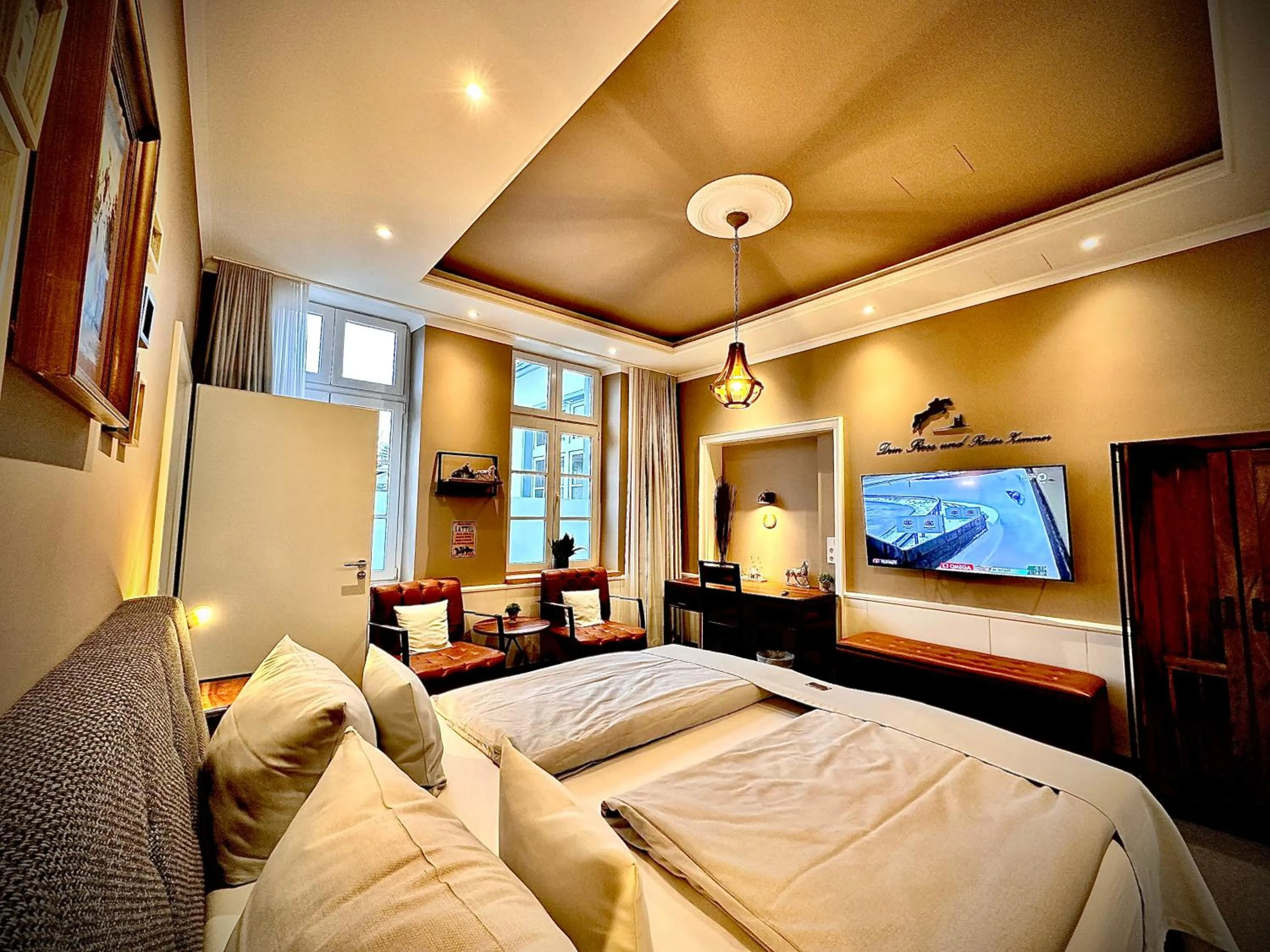 Photo of the whole room, Bed in Privathotel Riesenbeck