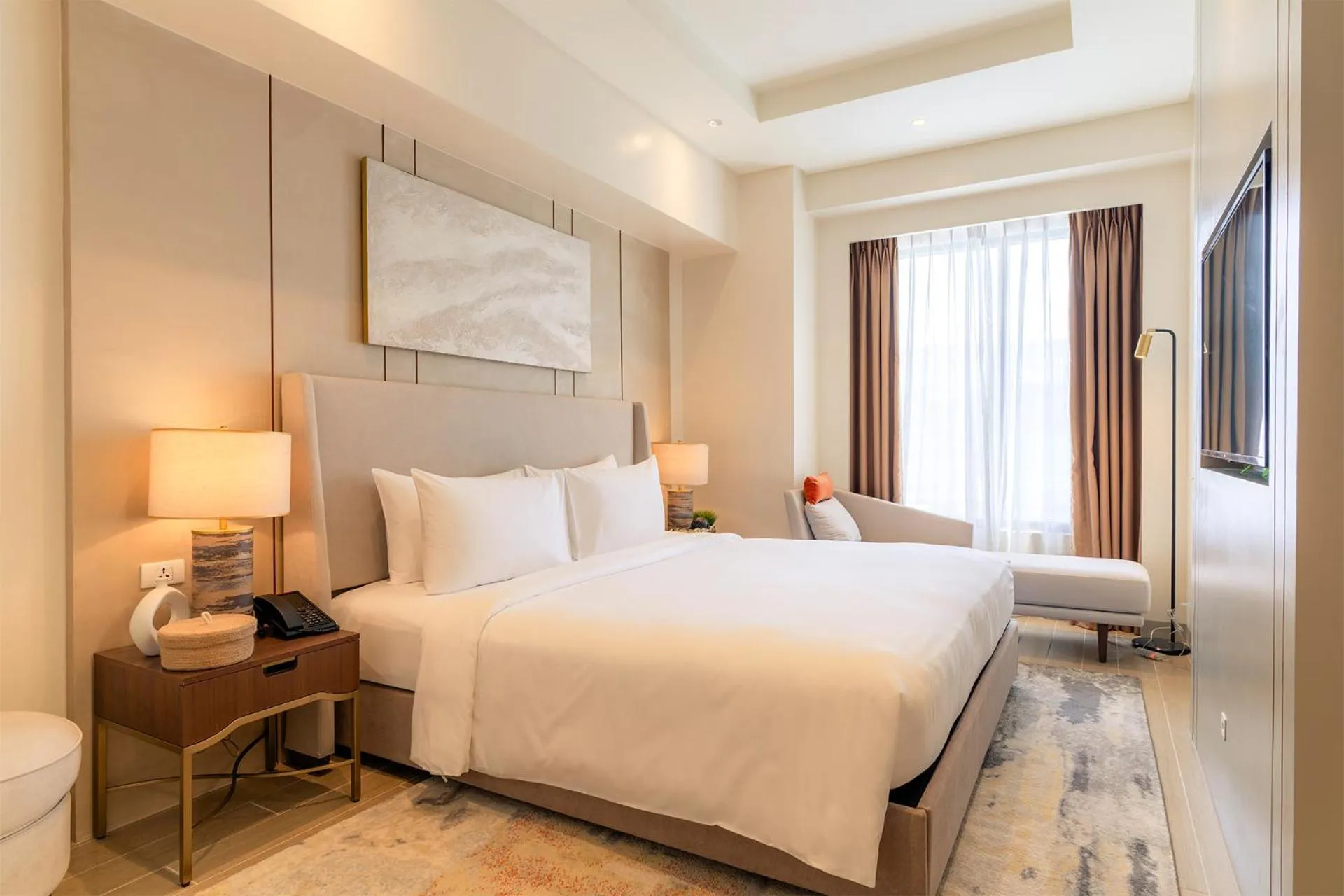 Bedroom, Bed in Modern City Stay Near Manila Bay Attractions