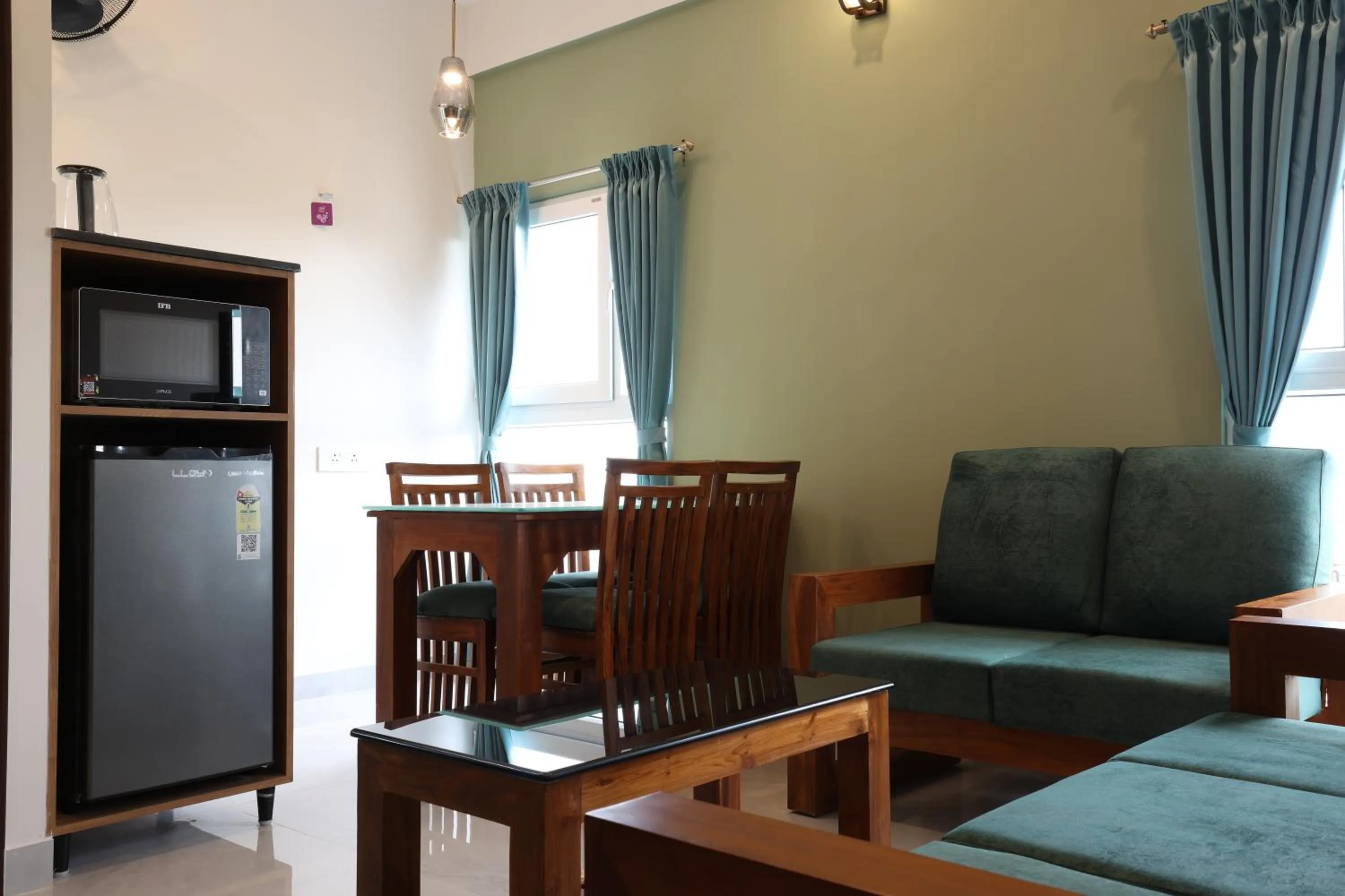 Kitchen or kitchenette in Olivette Suites