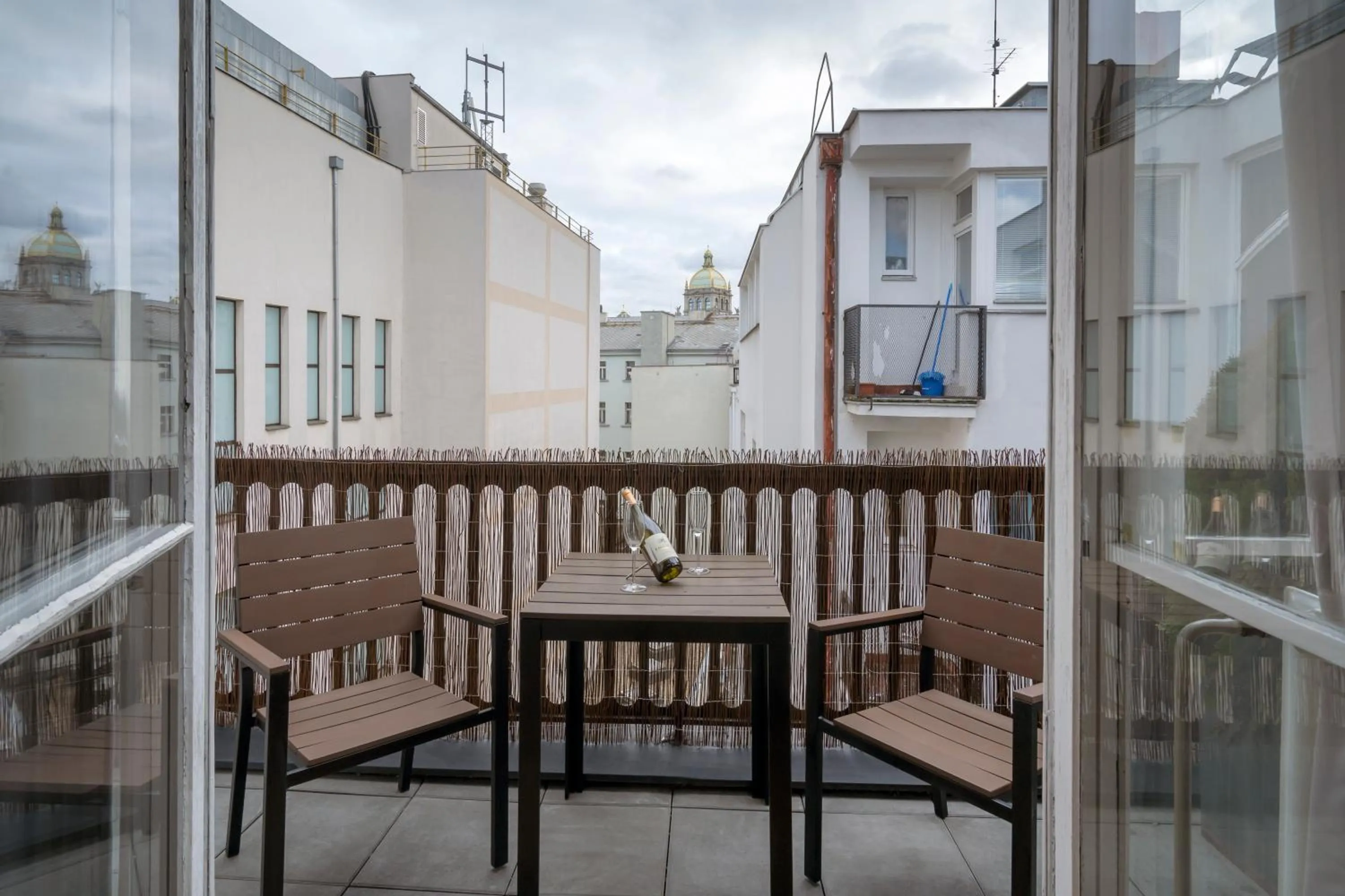 Balcony/Terrace in New Town - Apple Apartments