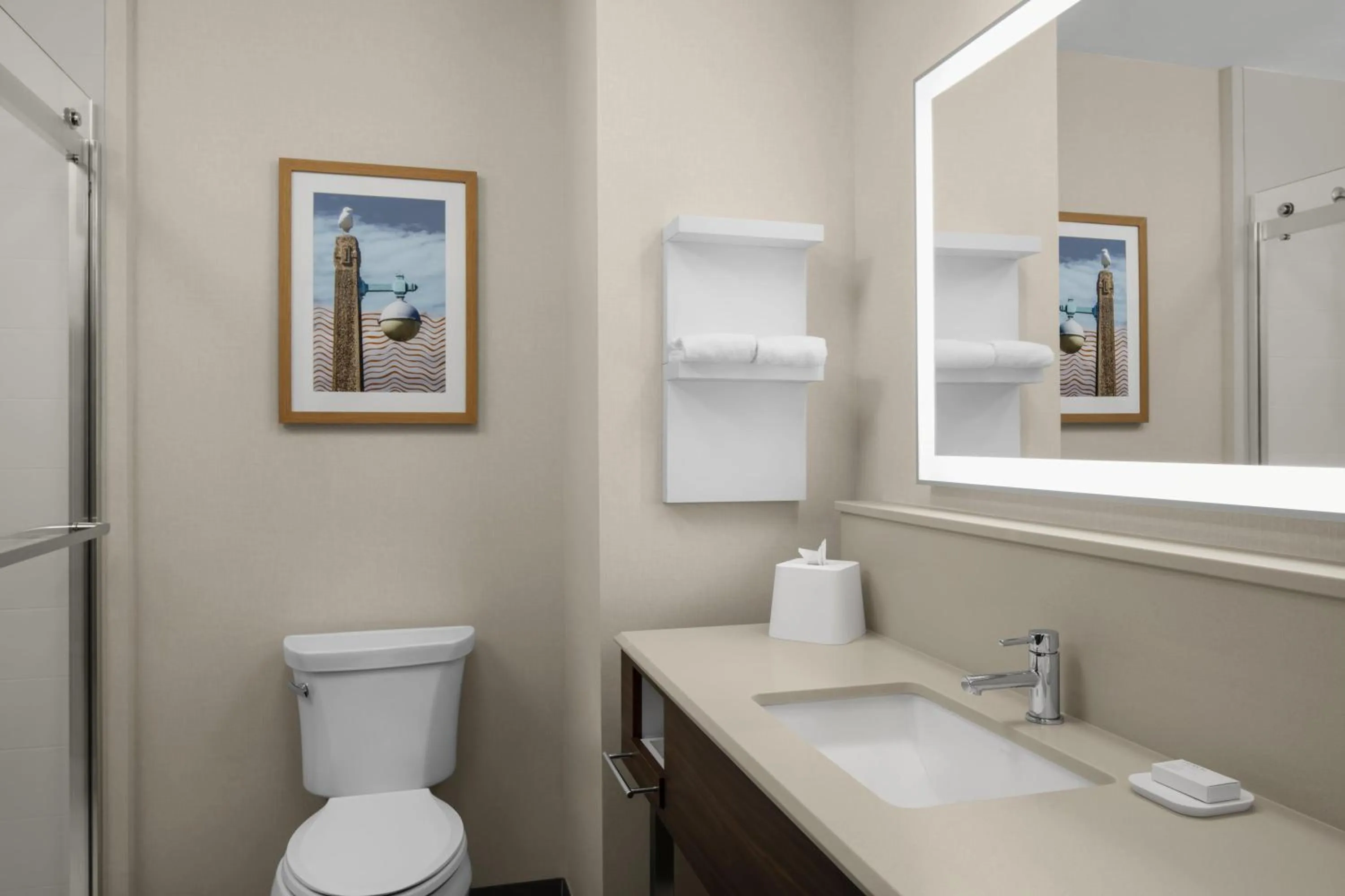 Bathroom in Hampton Inn & Suites By Hilton Long Island Farmingdale