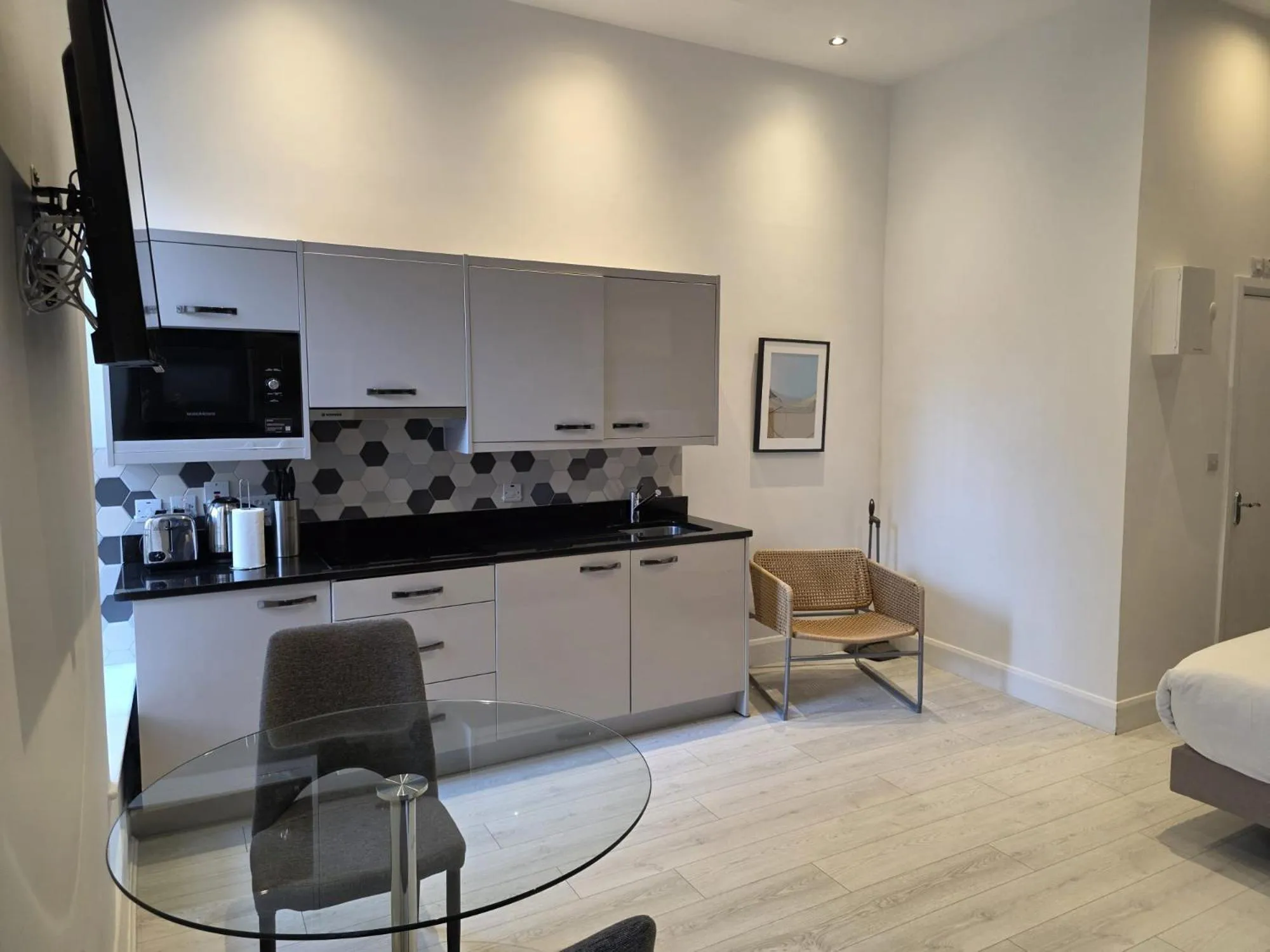 Bed in Dublin Central Suites