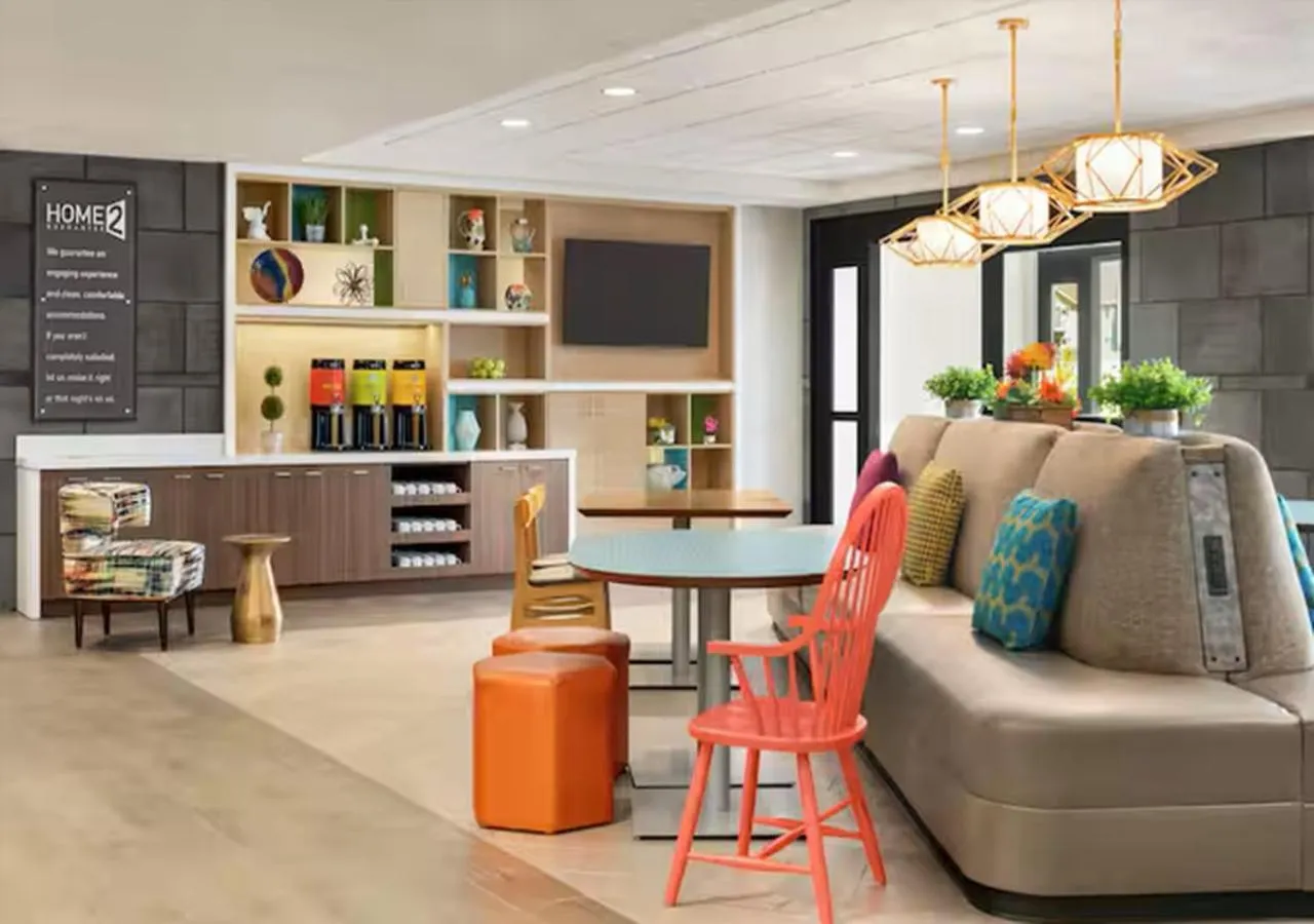 Seating area in Home2 Suites By Hilton New Braunfels