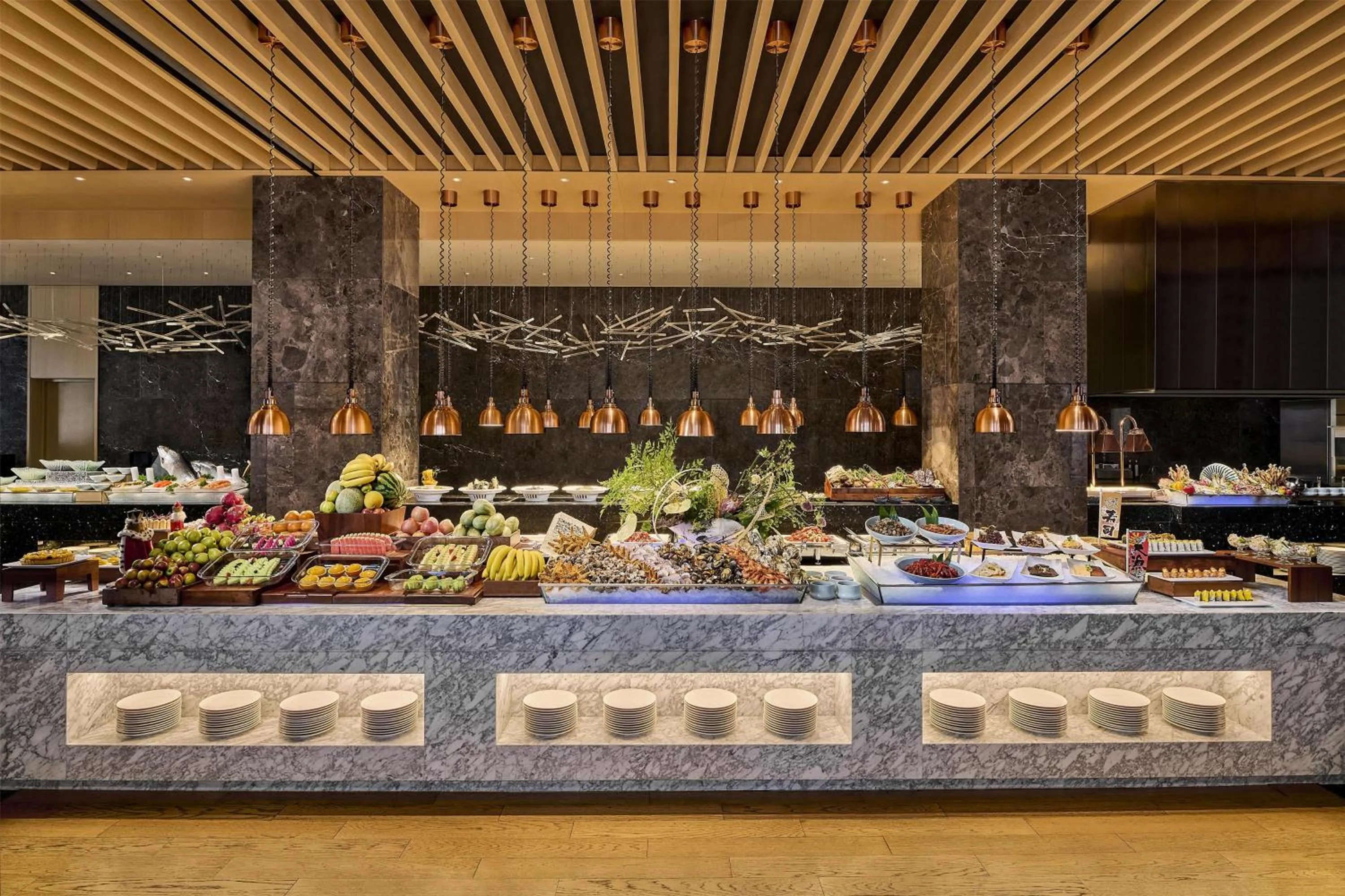 Restaurant/places to eat in Secan Hotel Qingdao, Curio Collection By Hilton