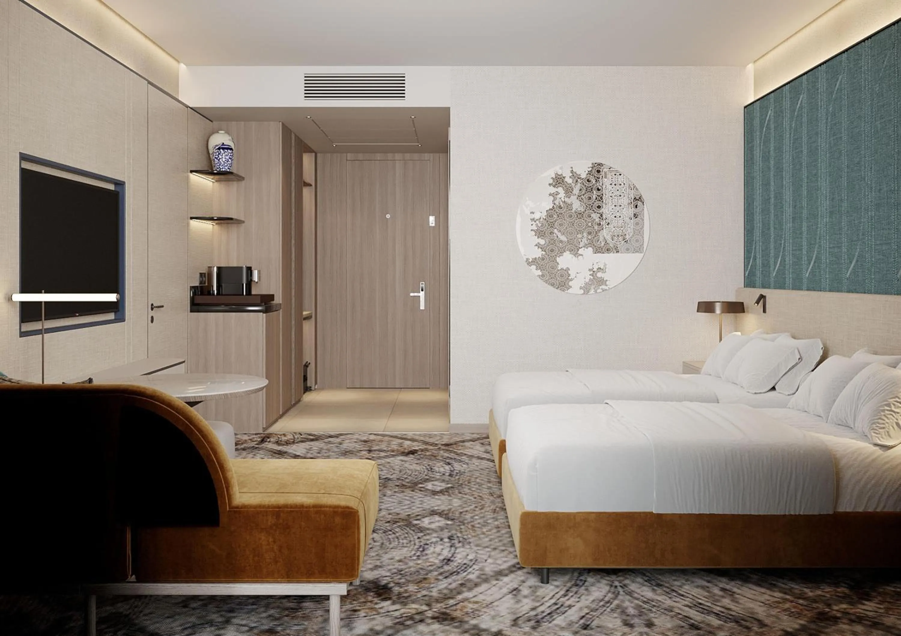 Twin Room in Doubletree By Hilton Tashkent