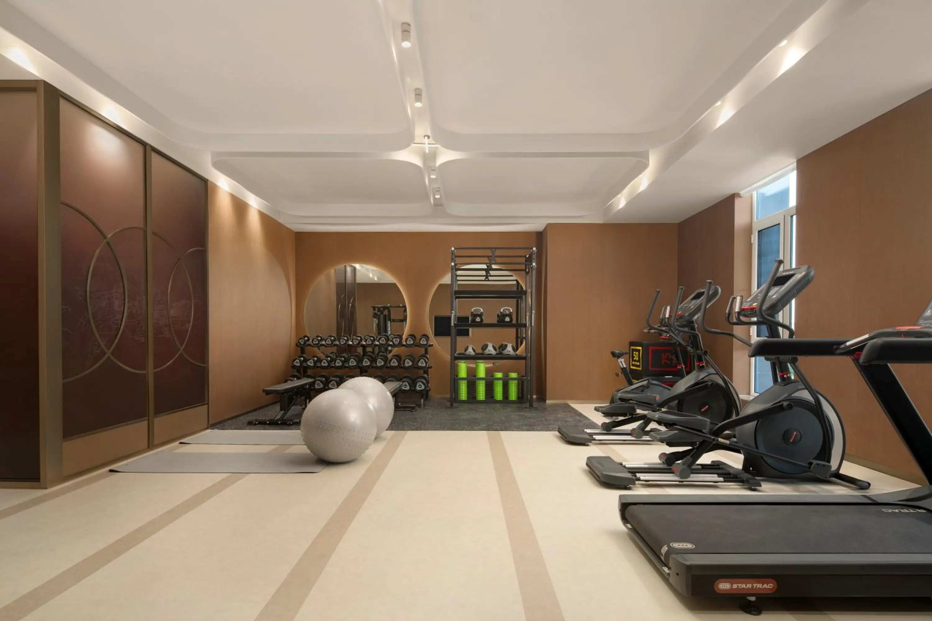 Fitness centre/facilities in Hilton Garden Inn Zhongwei Shapotou