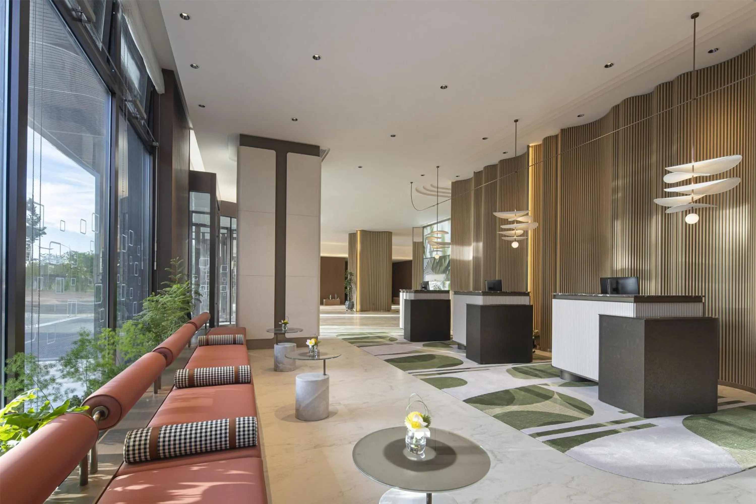 Lobby or reception in Hilton Garden Inn Zhongwei Shapotou