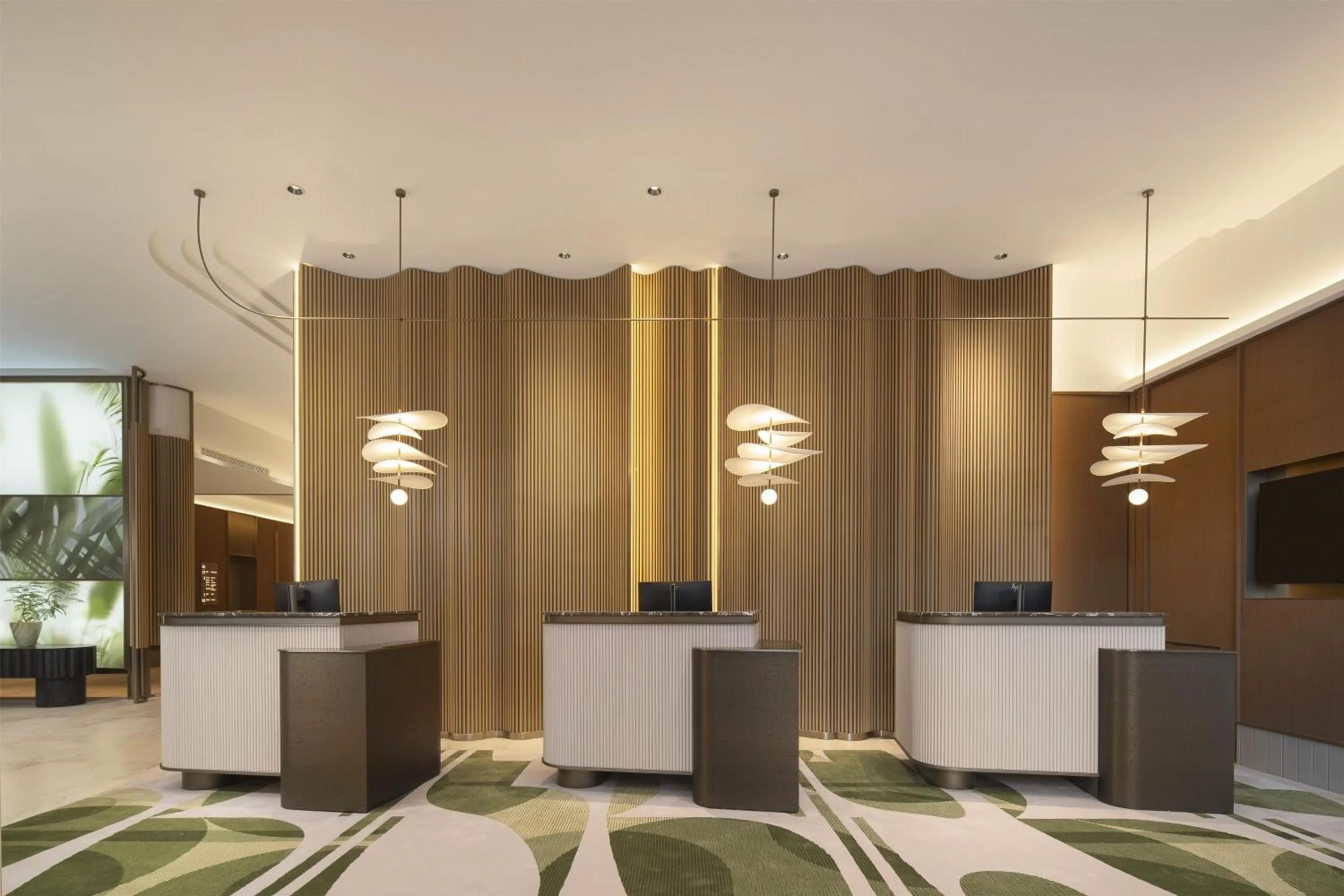 Lobby or reception in Hilton Garden Inn Zhongwei Shapotou