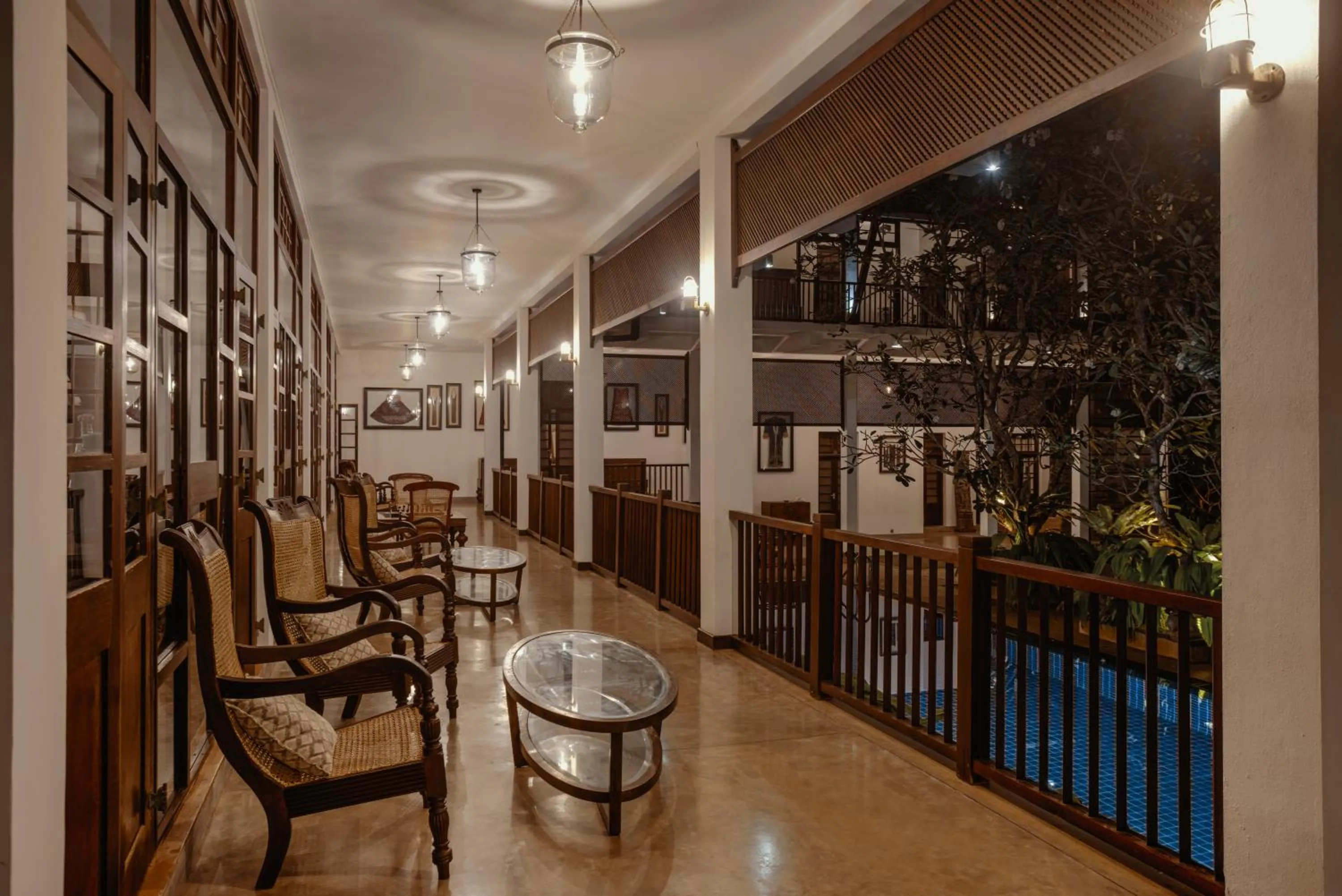 Seating area in The Postcard Galle