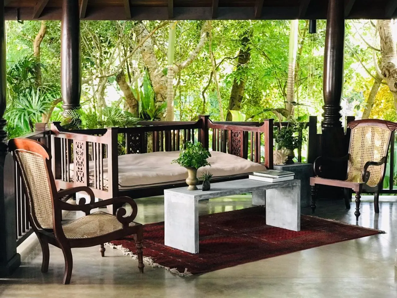 Seating area in The Postcard Galle