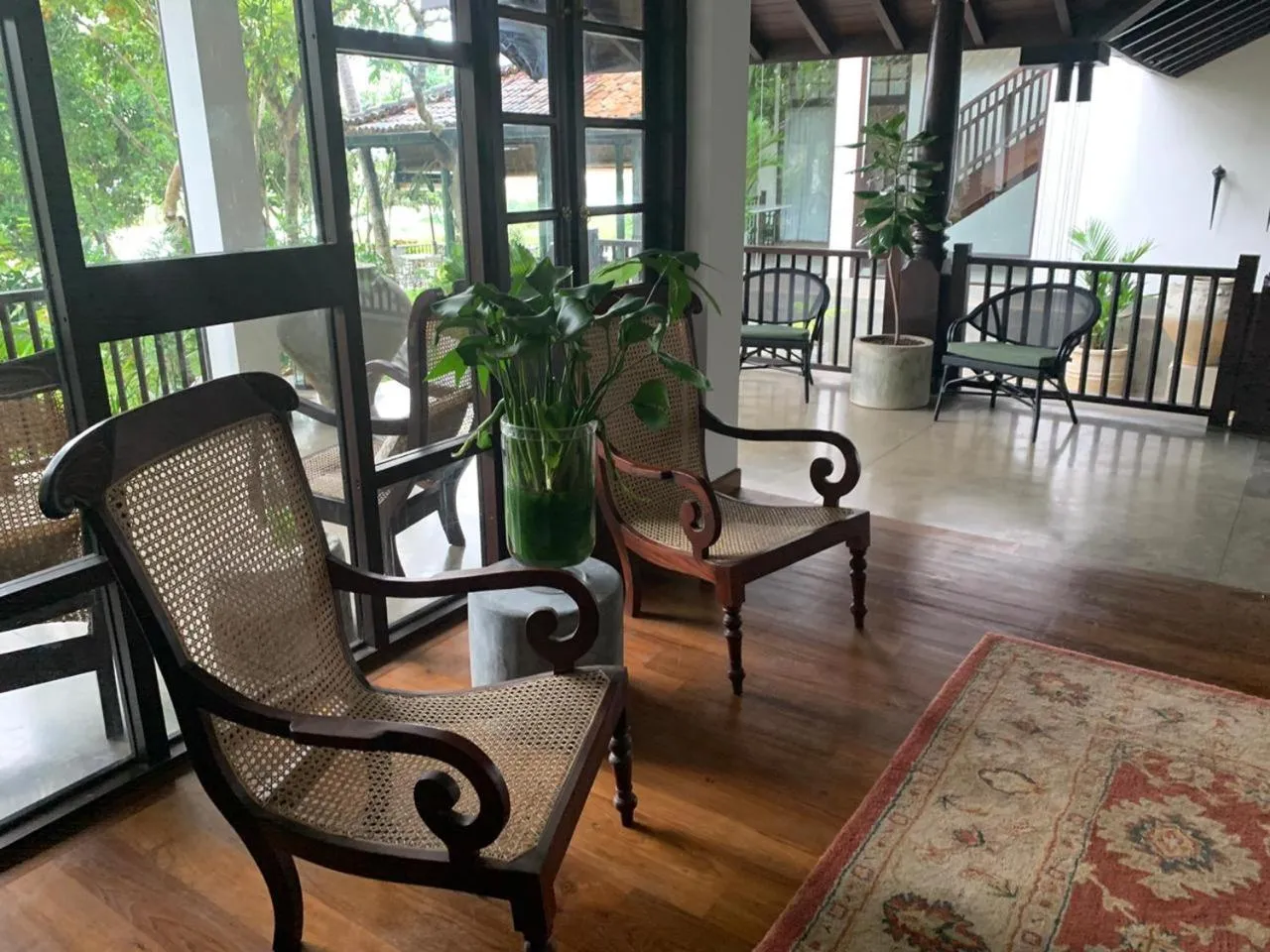 Seating area in The Postcard Galle