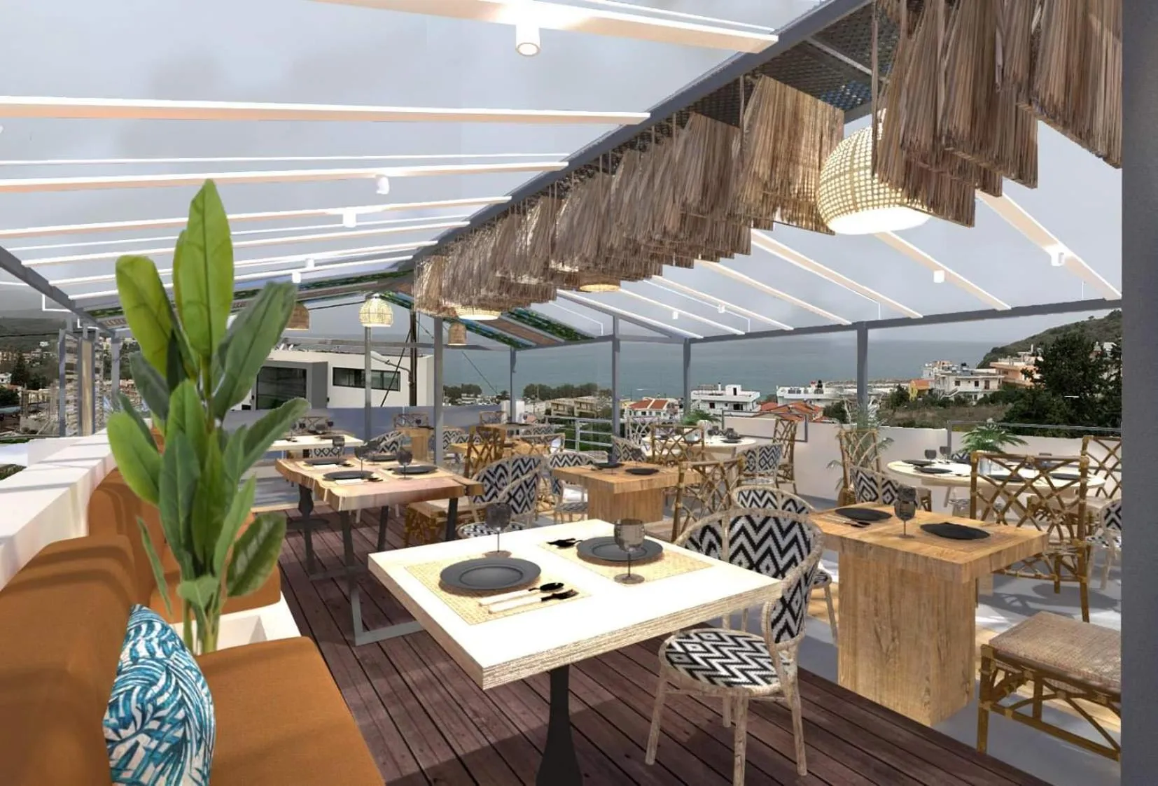 Lounge or bar in Sunrise Suites & Apartments