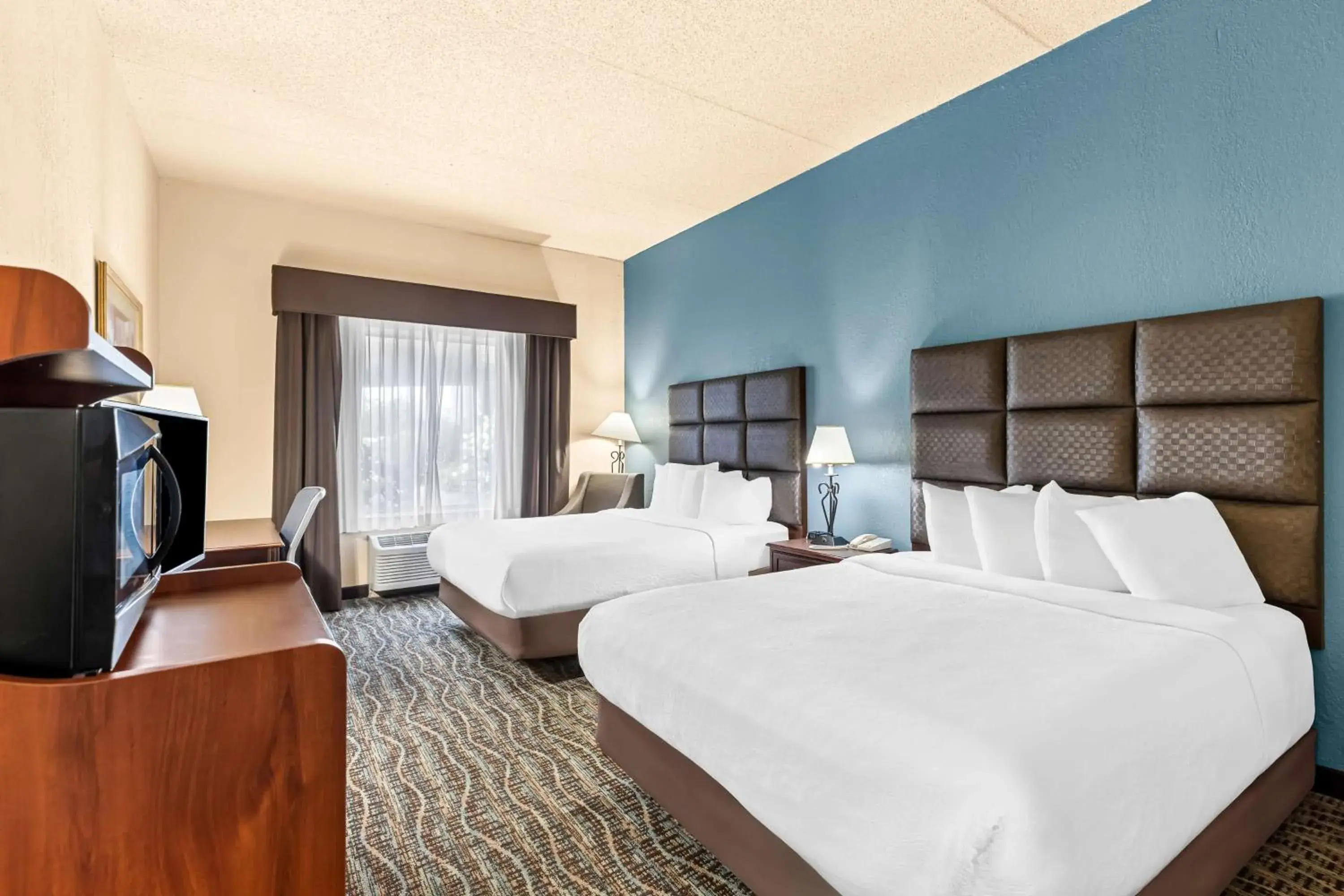 Queen Room with Two Queen Beds and Roll In Shower - Disability Access in Best Western Holiday Manor Queen Room with Two Queen Beds and Roll In Shower - Disability Access in Best Western Holiday Manor