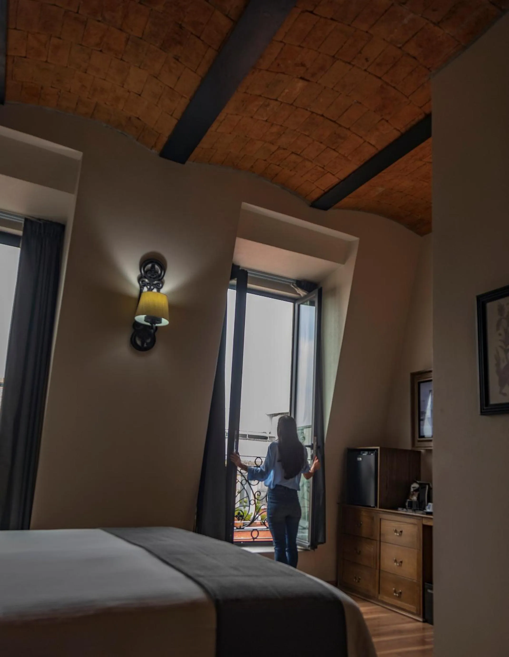 Photo of the whole room, Bed in Historico Central Hotel