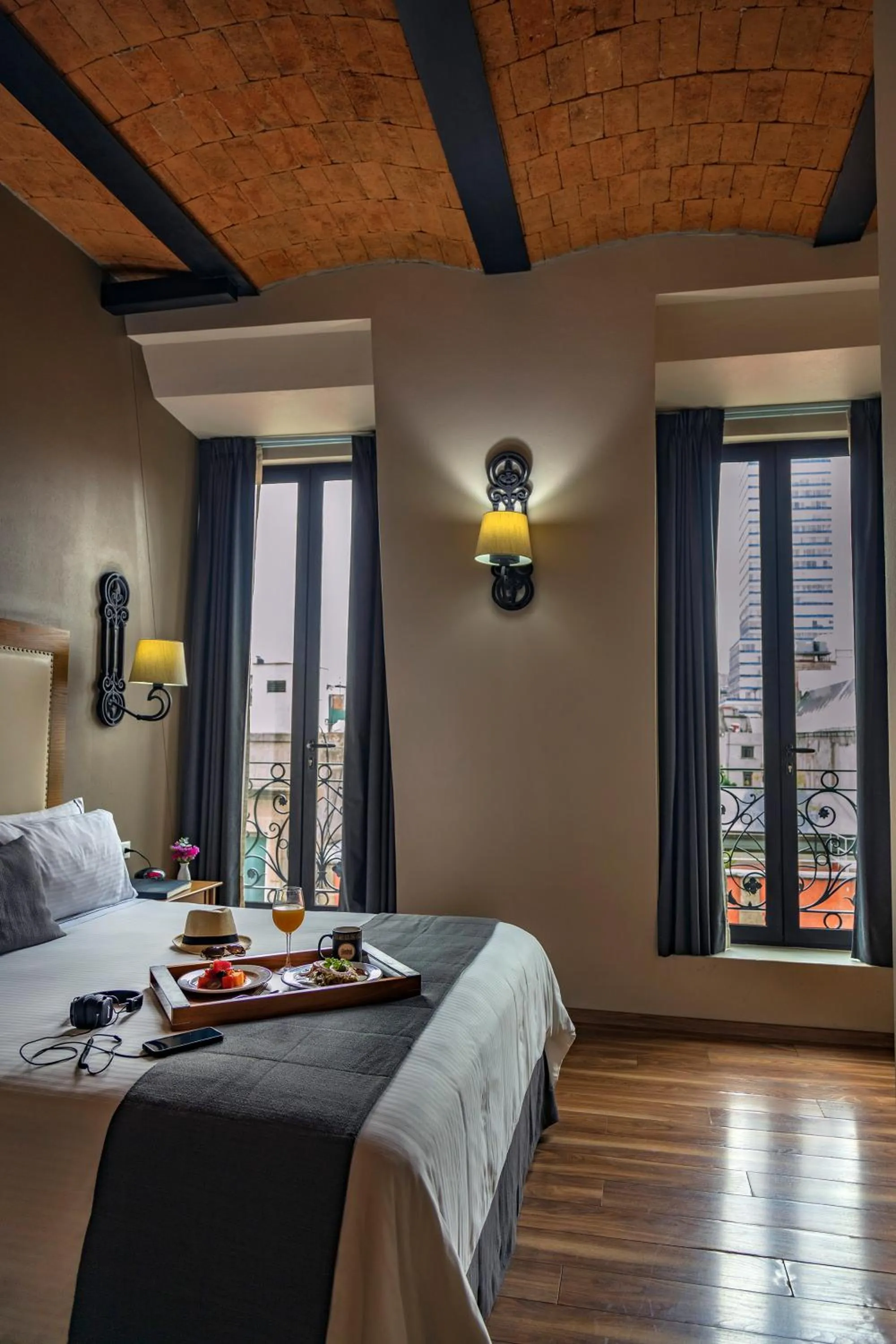 Bed in Historico Central Hotel