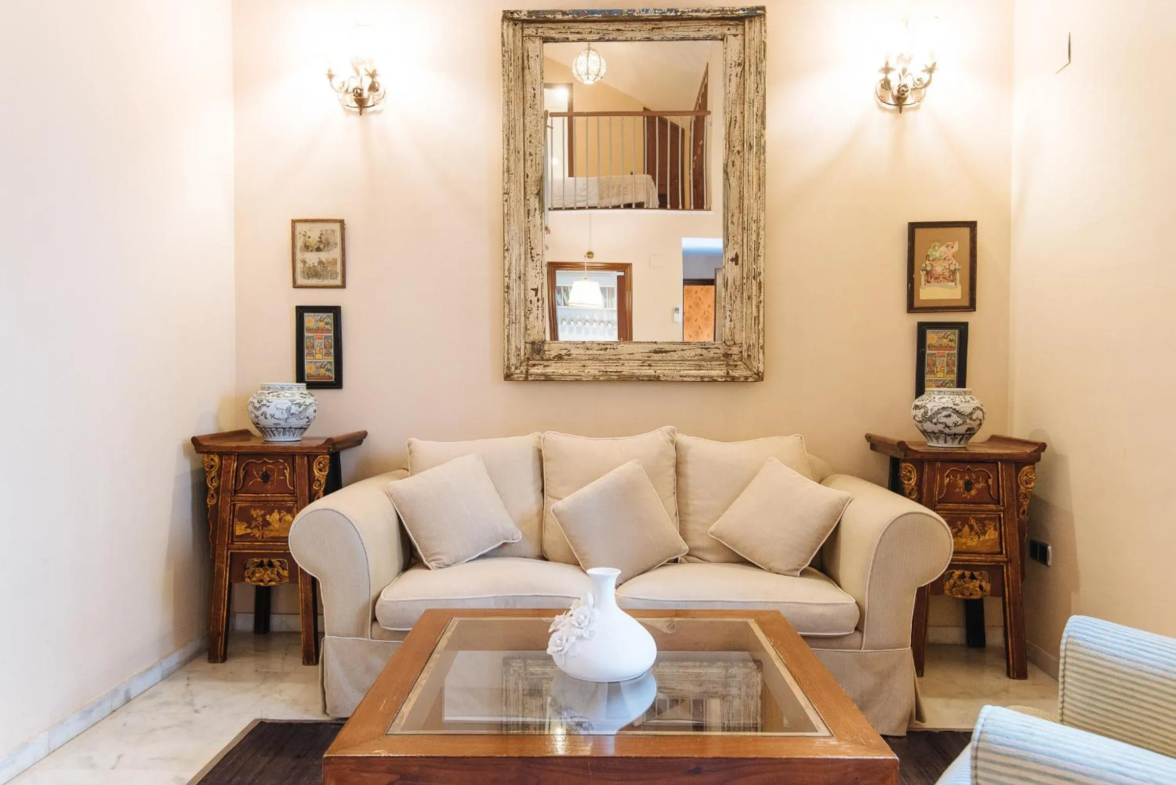 Living room in Singular Corral de San José