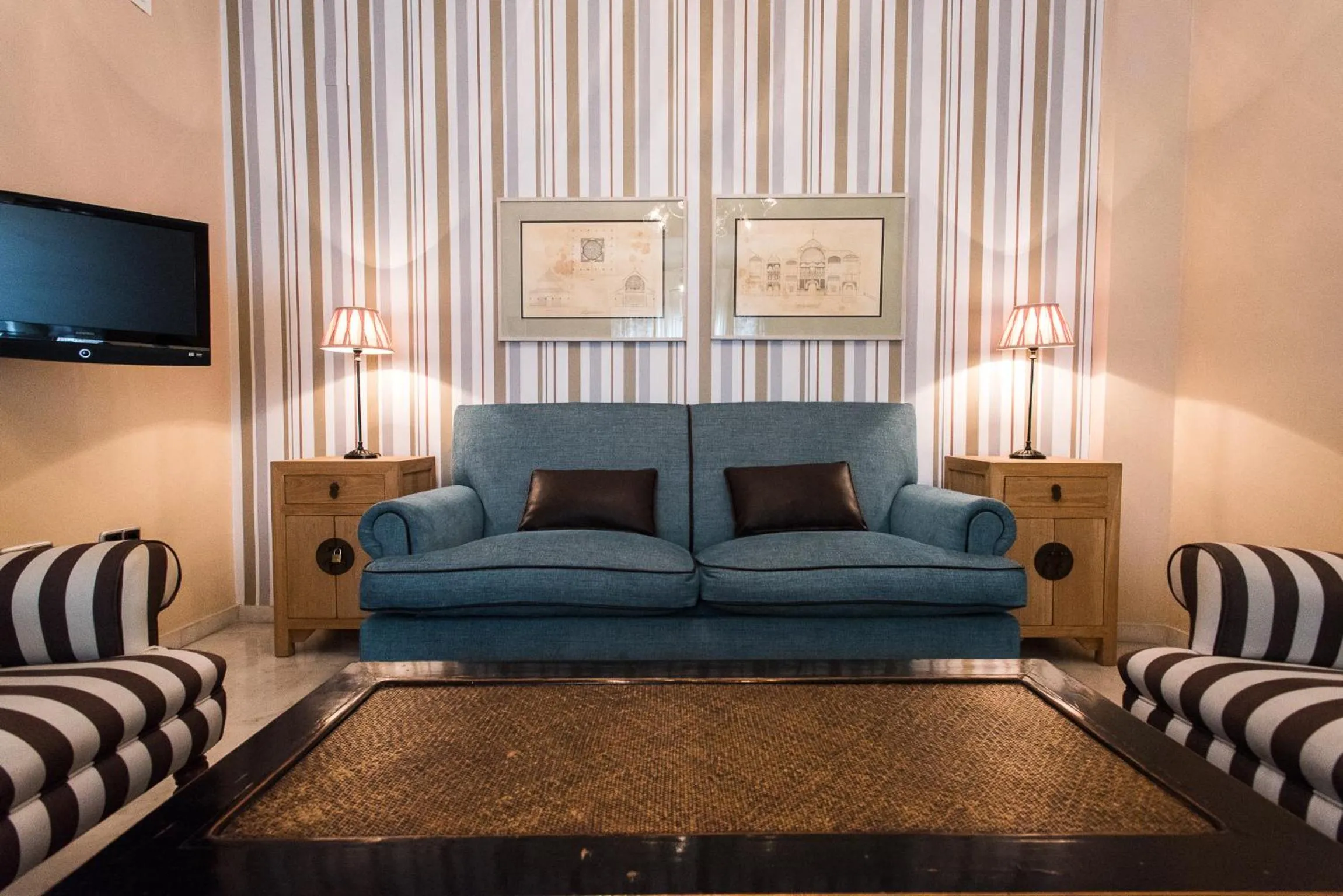 Living room in Singular Corral de San José