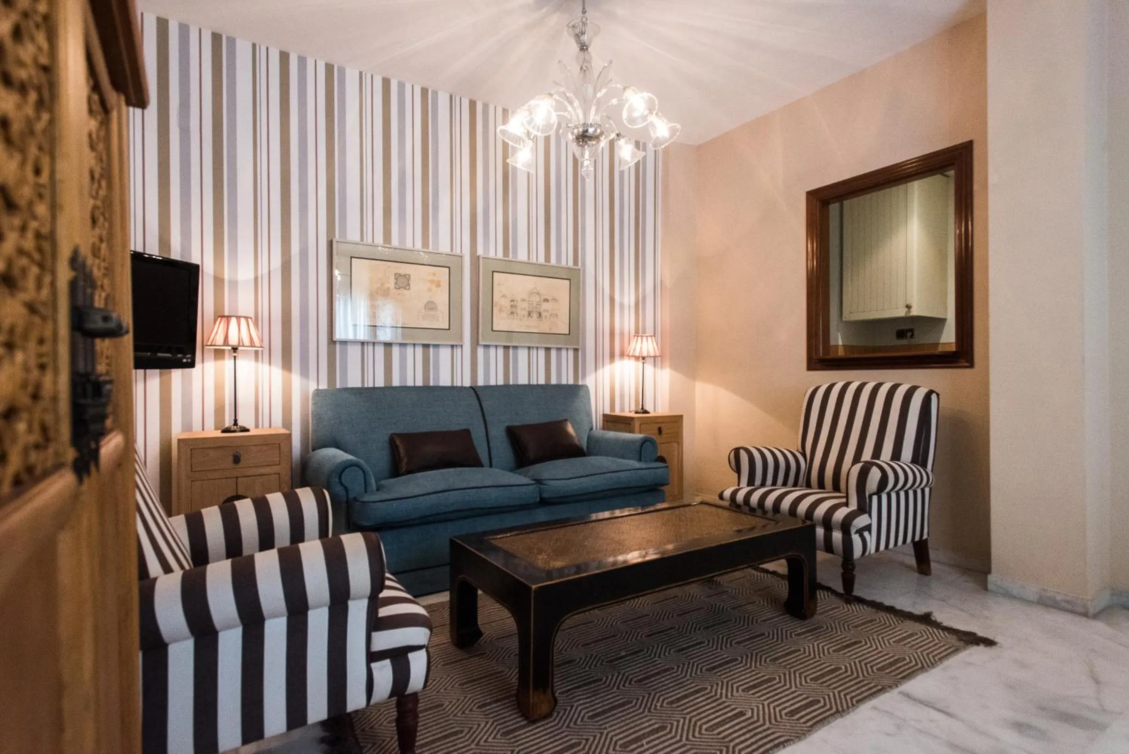 Living room in Singular Corral de San José