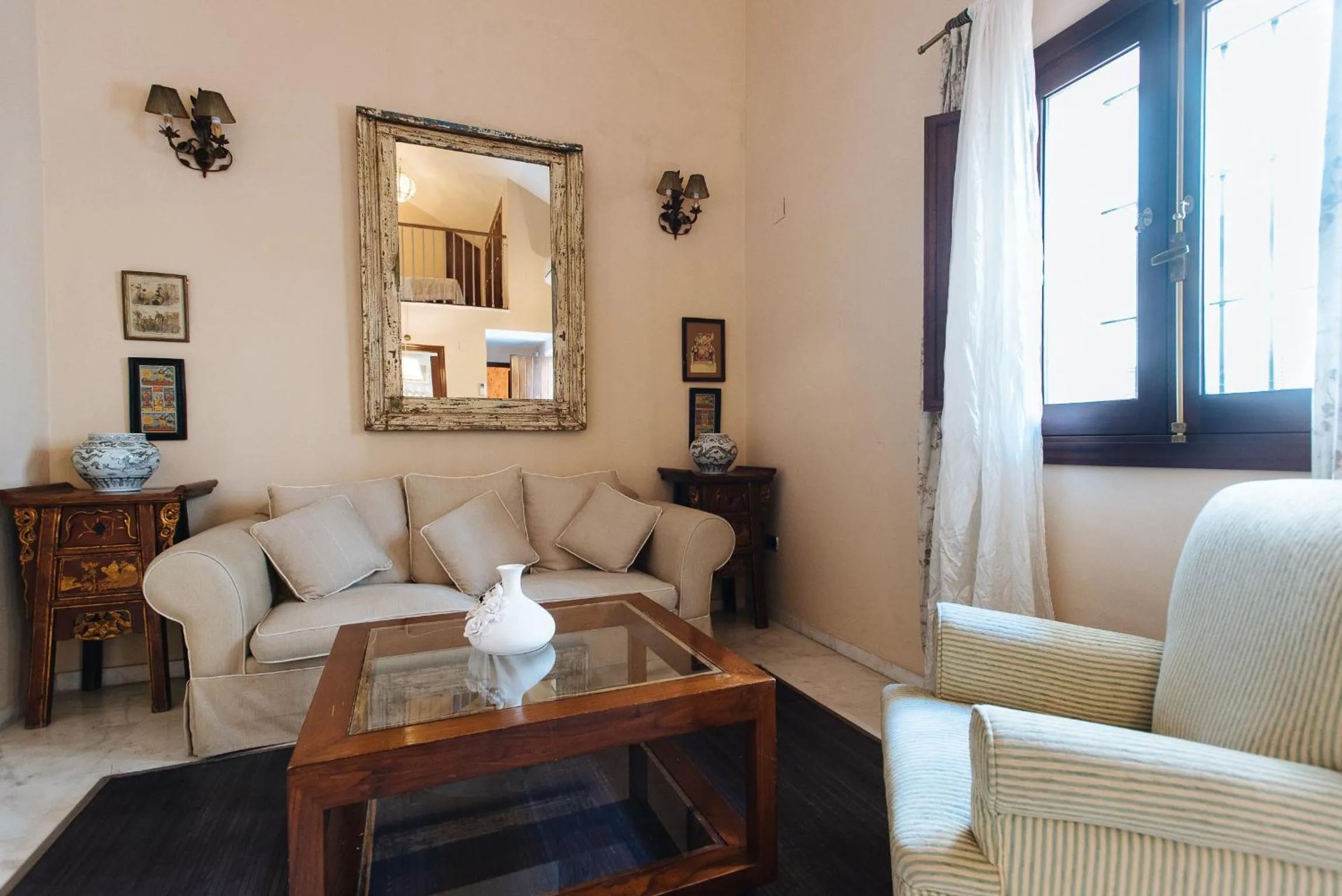 Living room in Singular Corral de San José