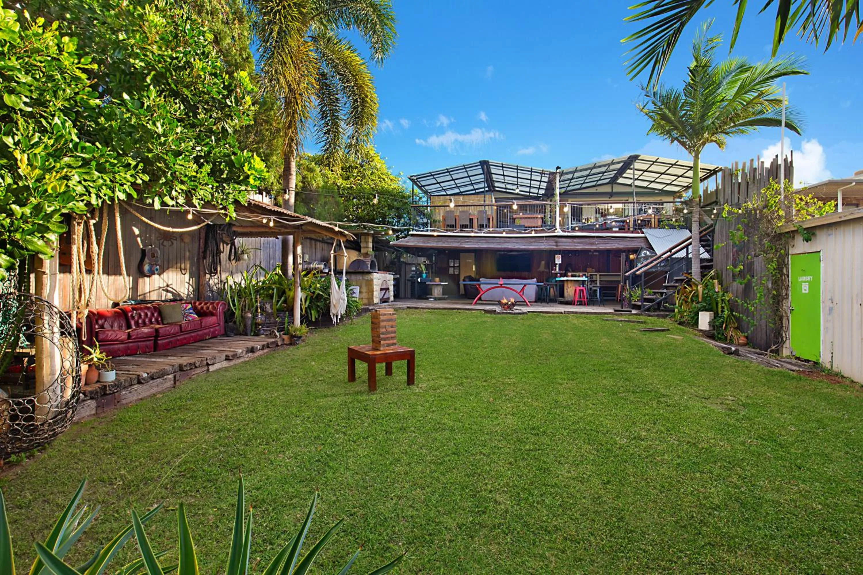 Garden in Gladstone Backpackers