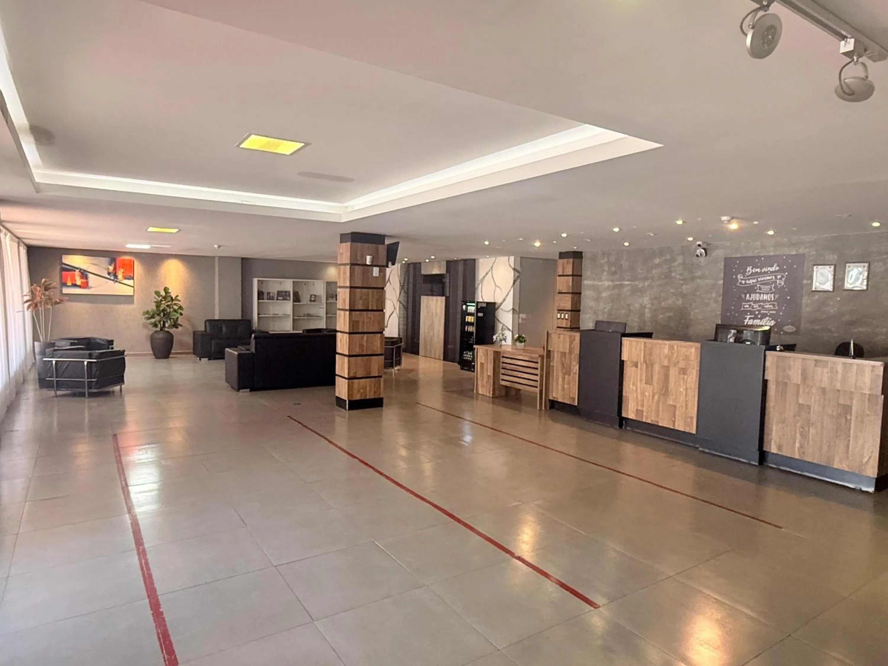 Lobby or reception in Itaipu Hotel