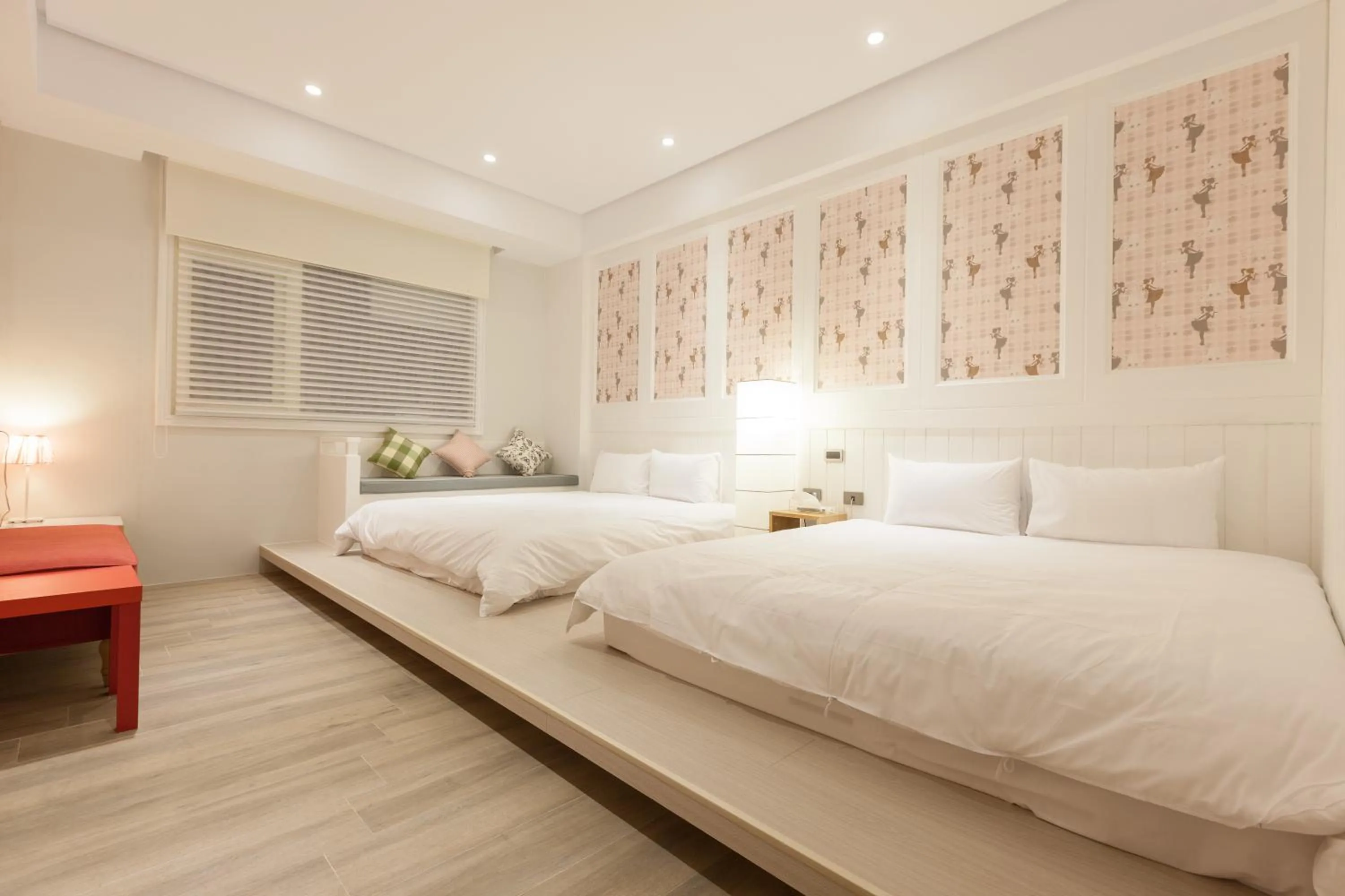 Bed in Lanven Art House