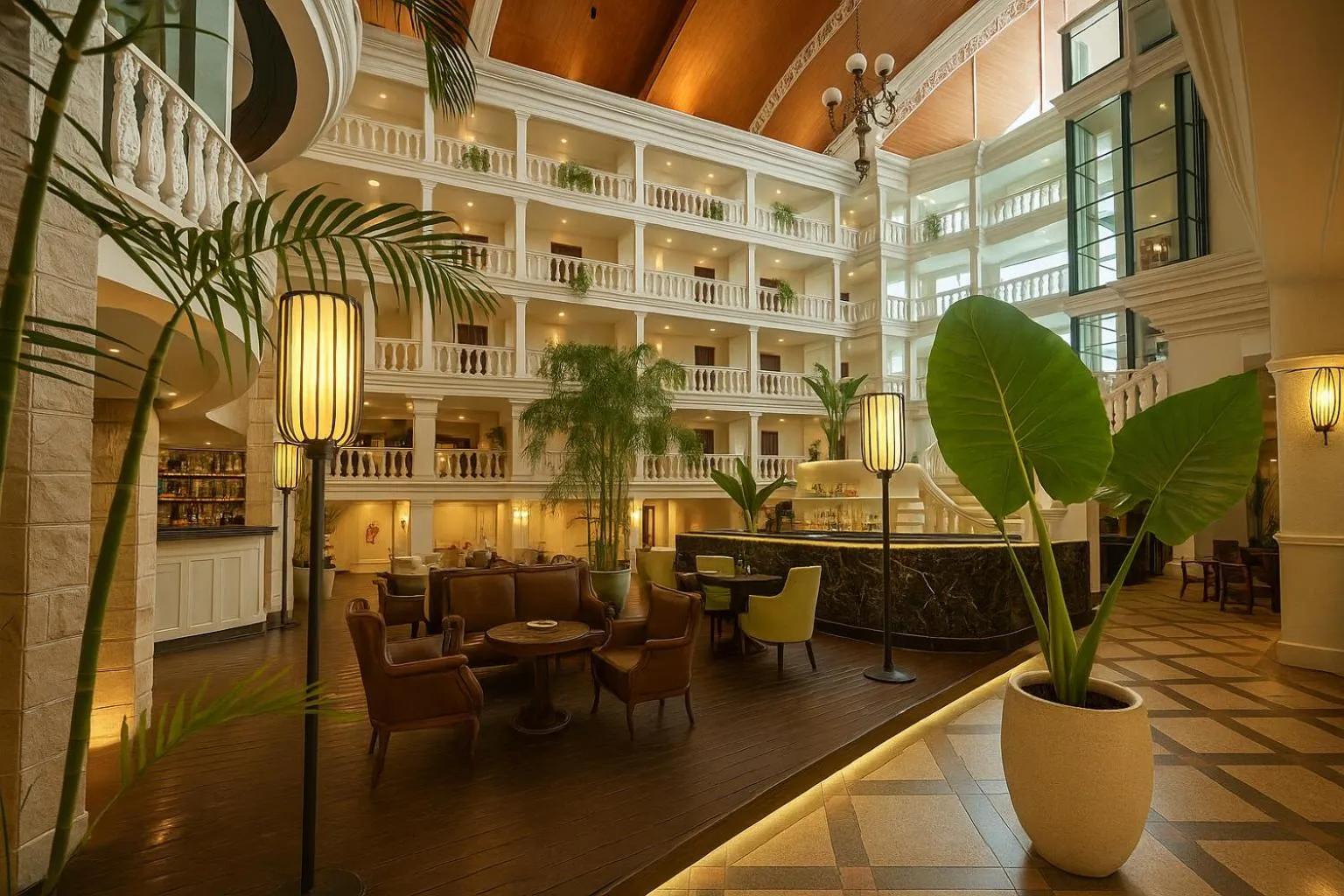 Seating area in The Taksim Royal Beach Hotel