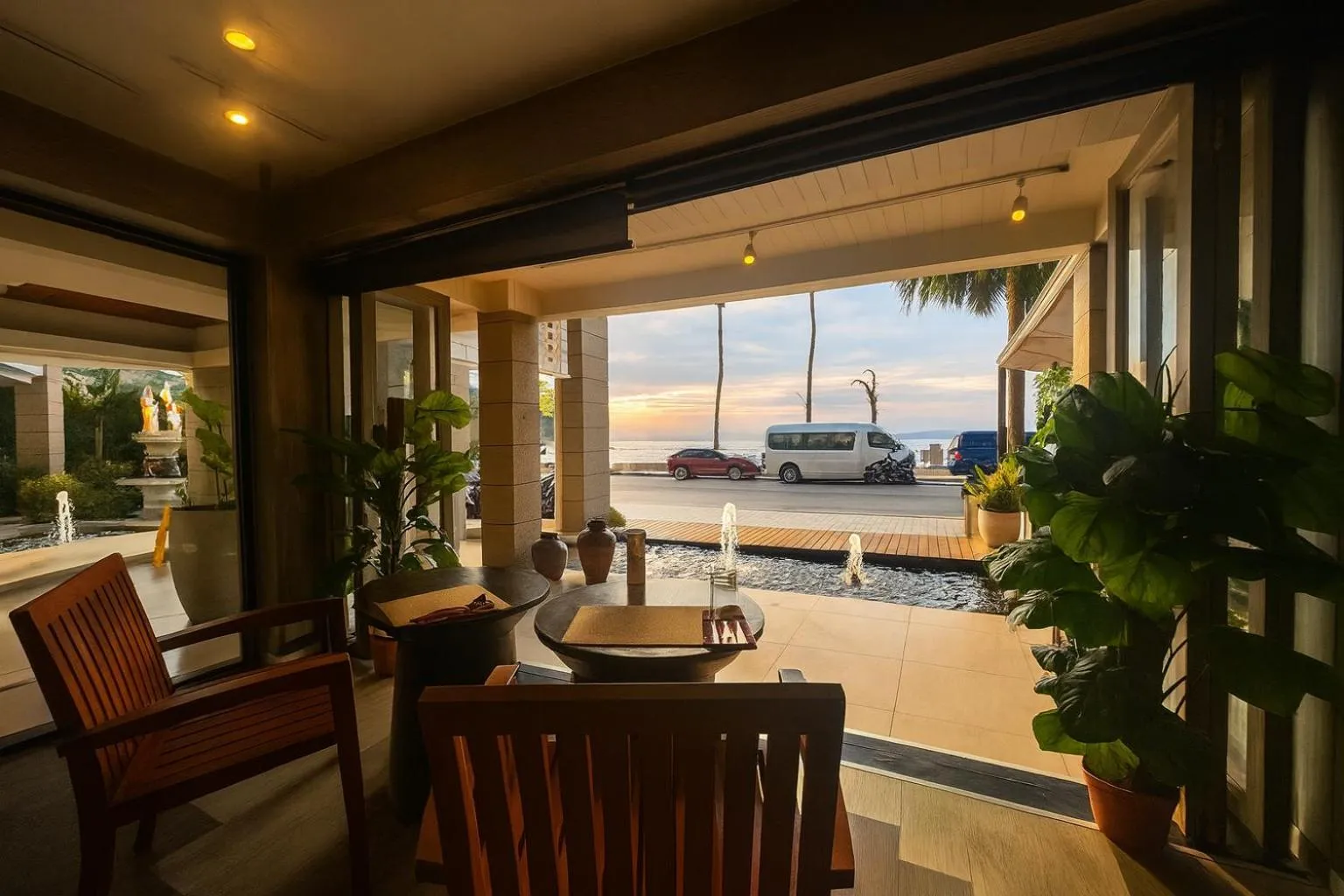 Patio in The Taksim Royal Beach Hotel